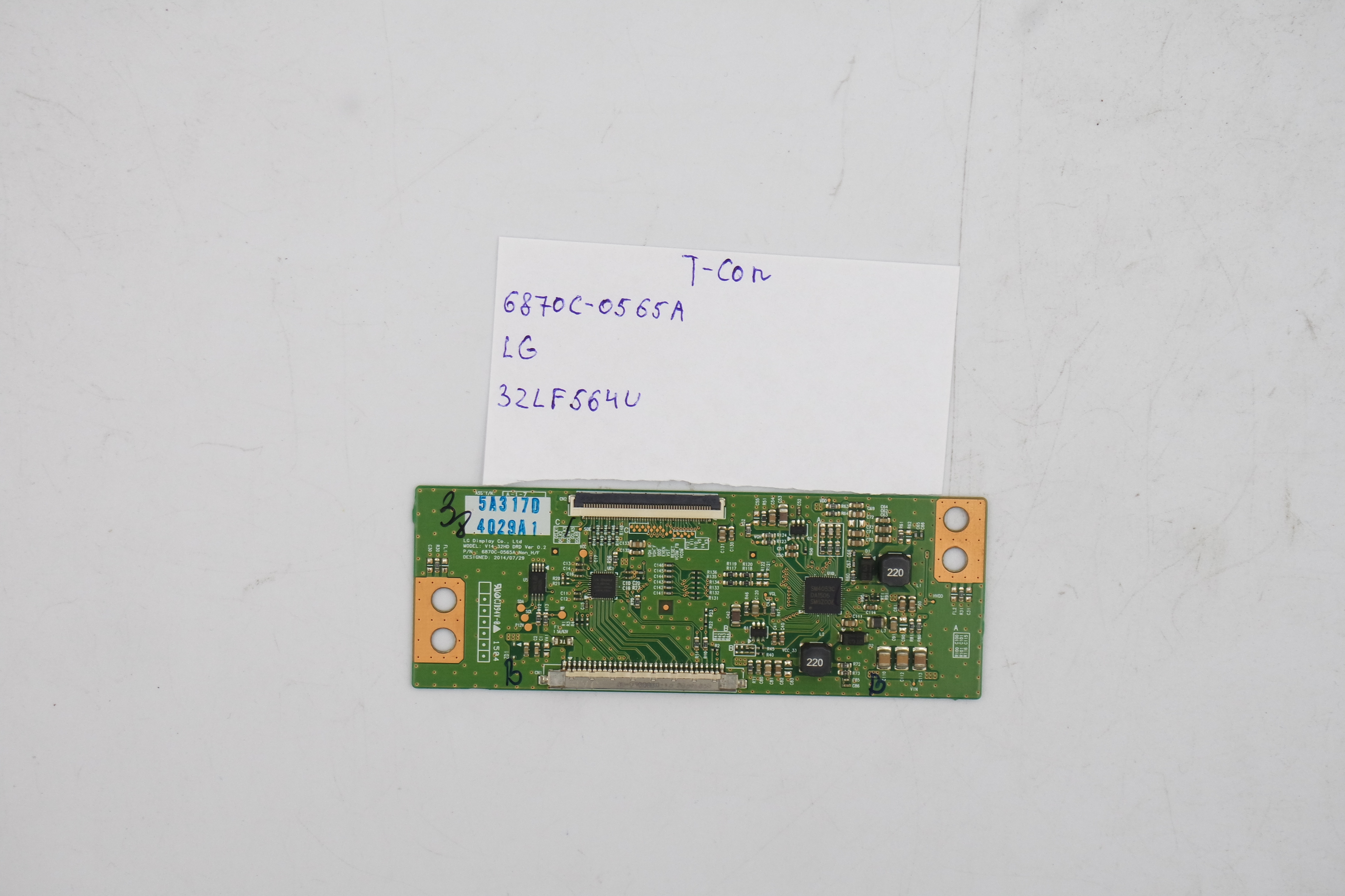 T-CON плата 6870С-0565A LG 32LF564U фото 1