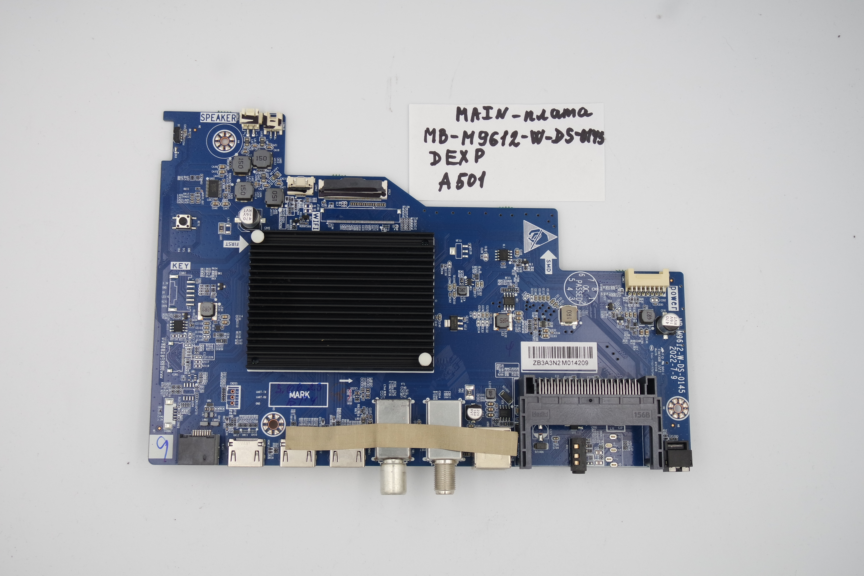 (MAIN) Основная плата MB-M9612-W-DS-0145 Dexp A501 фото 1