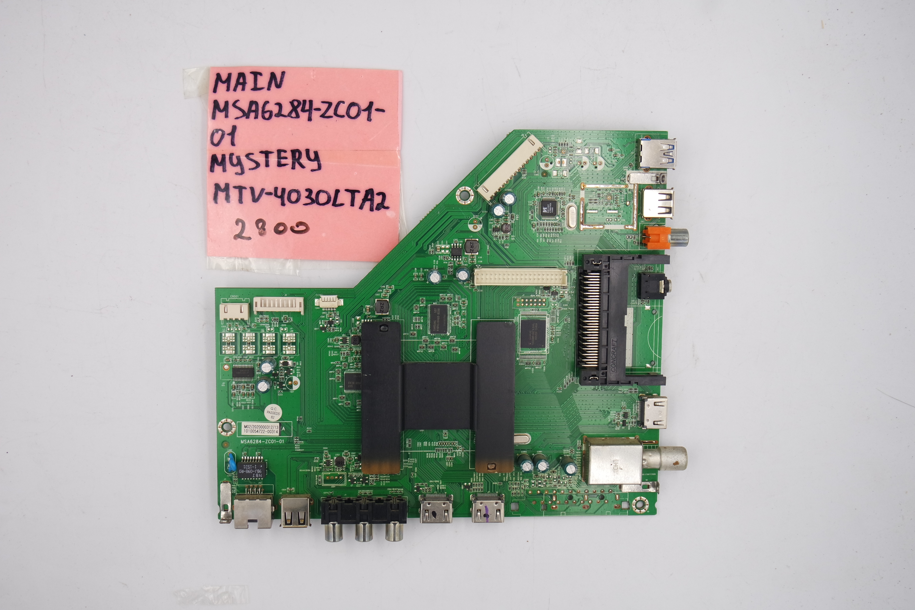 (MAIN) Основная плата MSA6284-ZC01-01 Mystery MTV-4030LTA2 фото 1