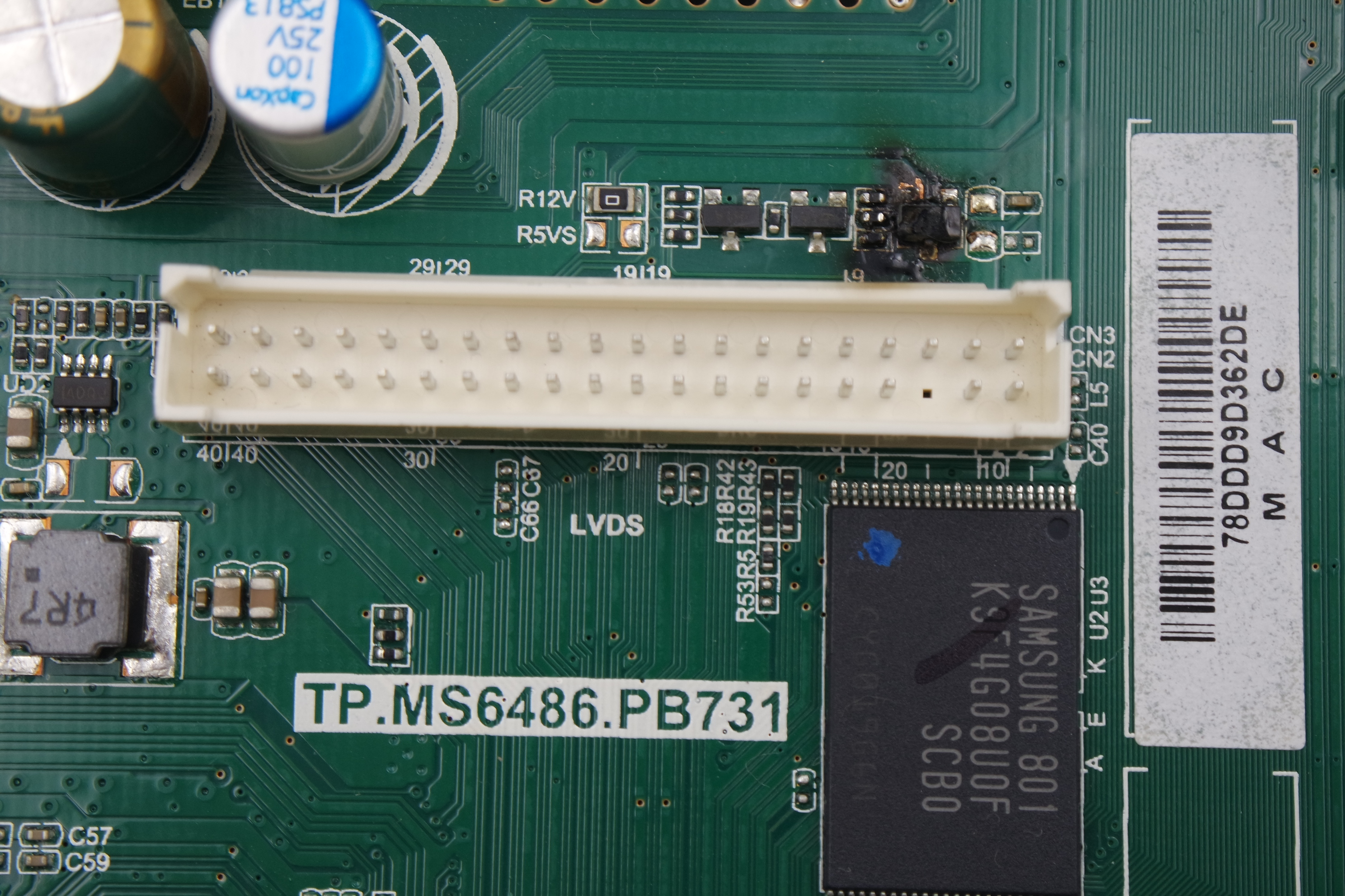 MAIN основная плата TP.MS6486.PB731 Haier LE32K5500 фото 3