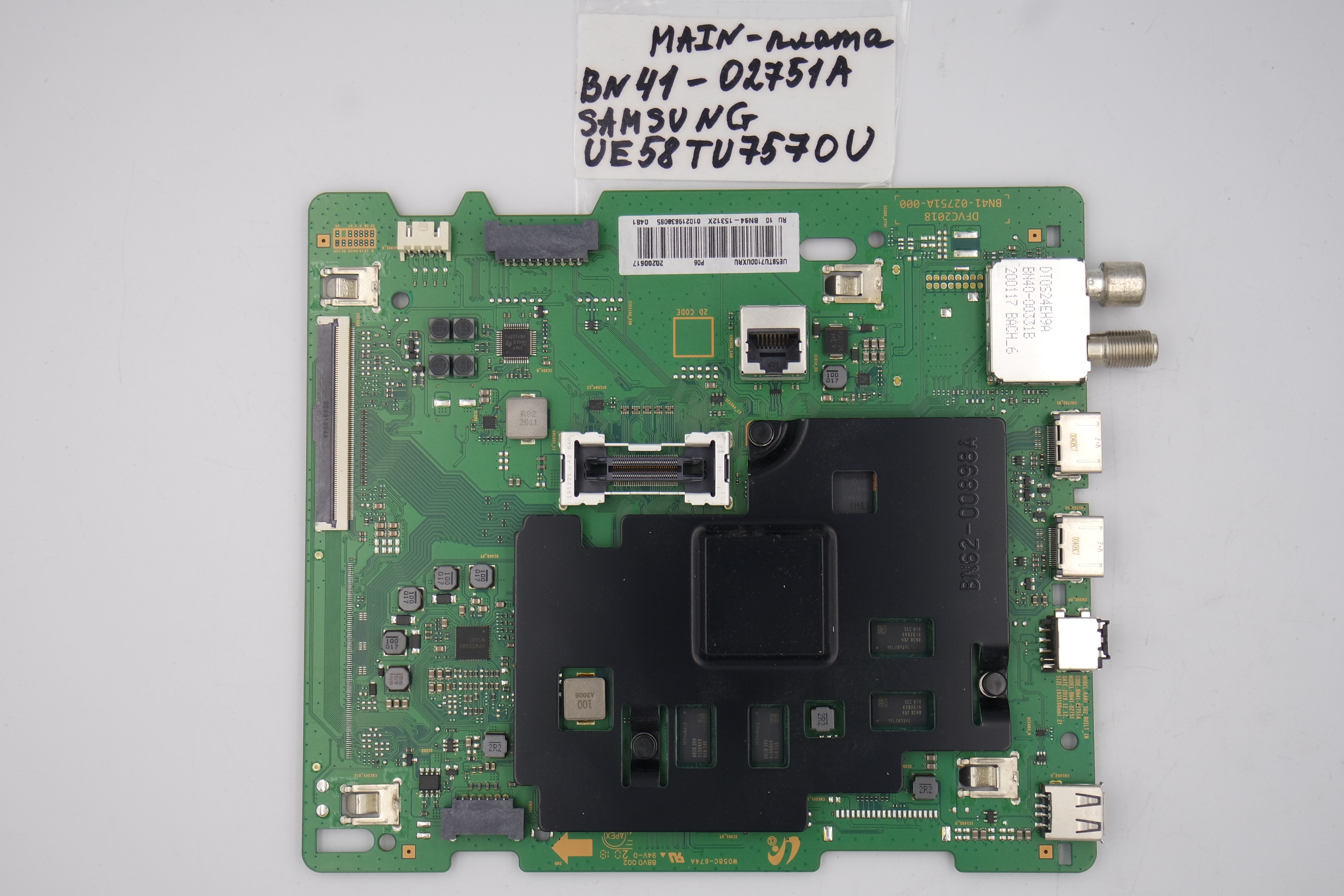 MAIN плата BN41-02751A Samsung UE58TU7570U фото 1
