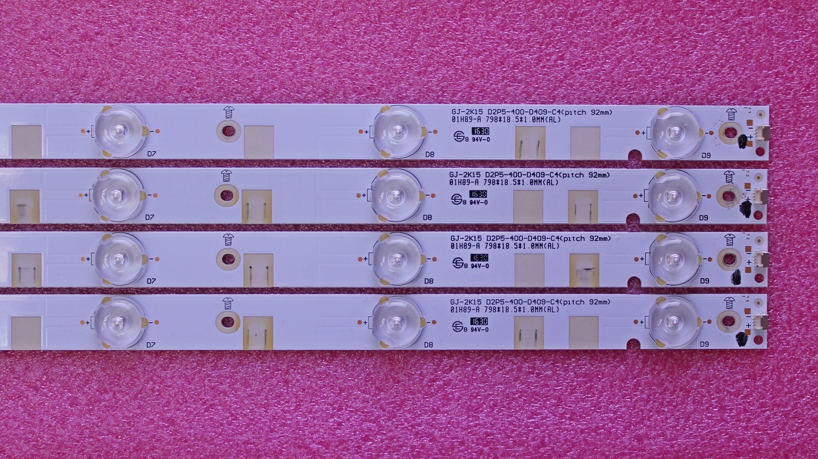 LED подсветка GJ-2K15 D2P5-400-D409-C4. Б.У фото 1