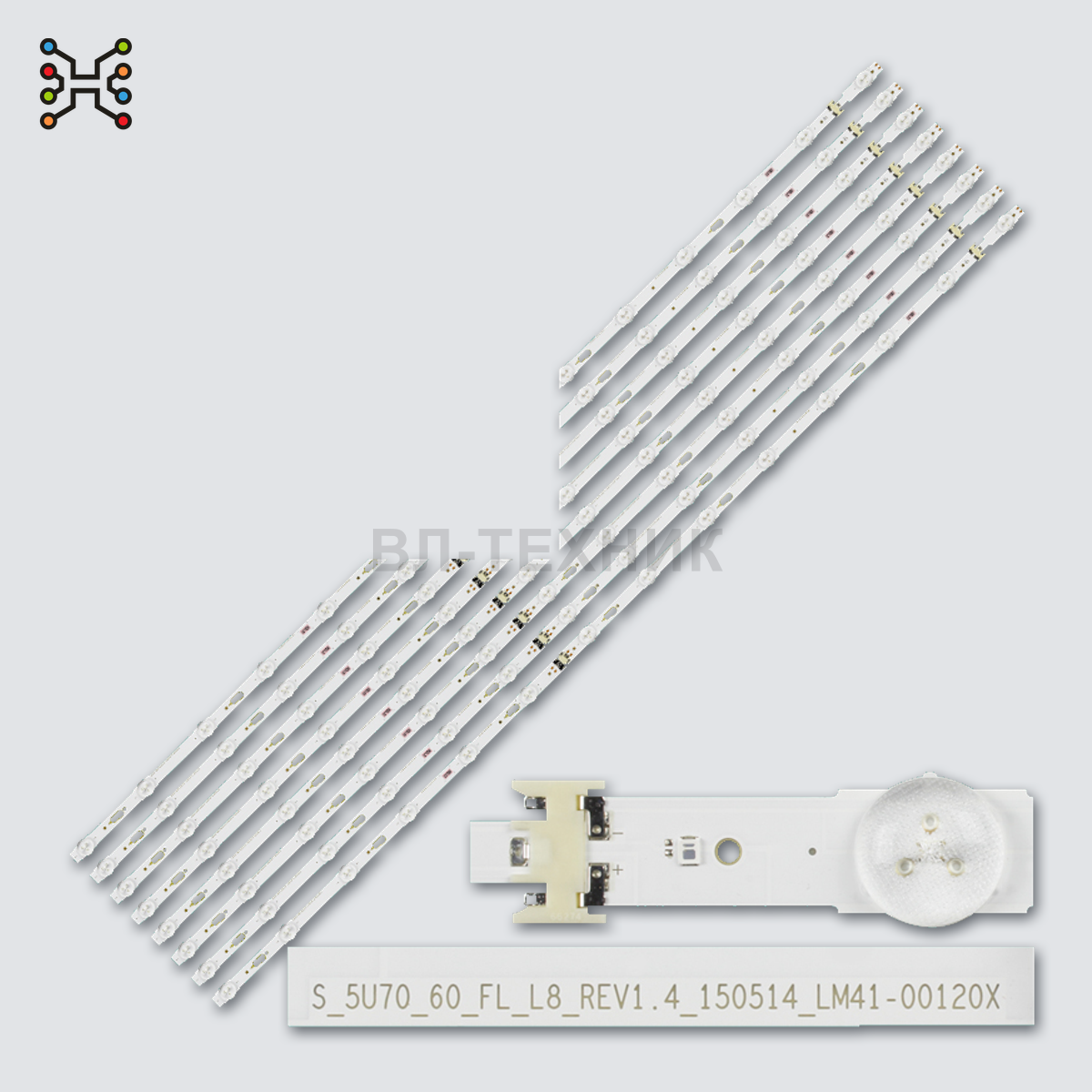 LED подсветка Samsung UE60JU6000 / UE60JU6400 / UE60JU6470 / UE60JU6500 / UE60JU6600 / UE60JU6740 / фото 1