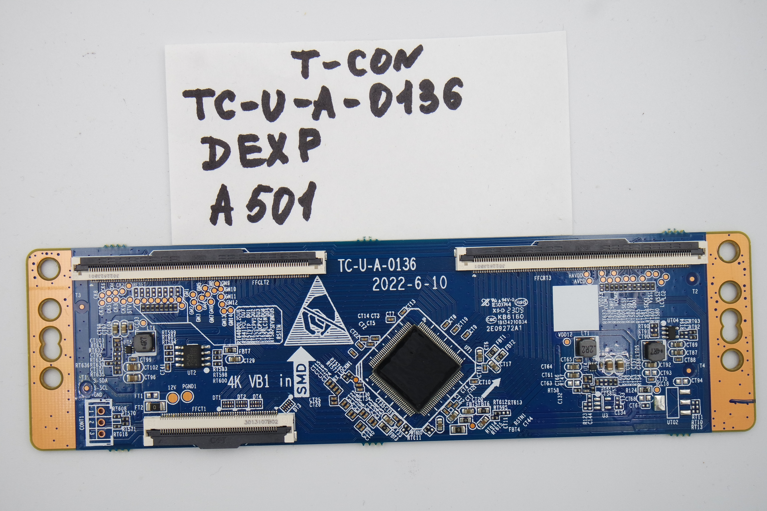 T-CON плата  TC-U-A-0136 Dexp A501 фото 1
