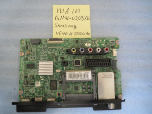 Основная плата (MAIN)  BN41-02098B для телевизора Samsung UE40H5020AK фото 4