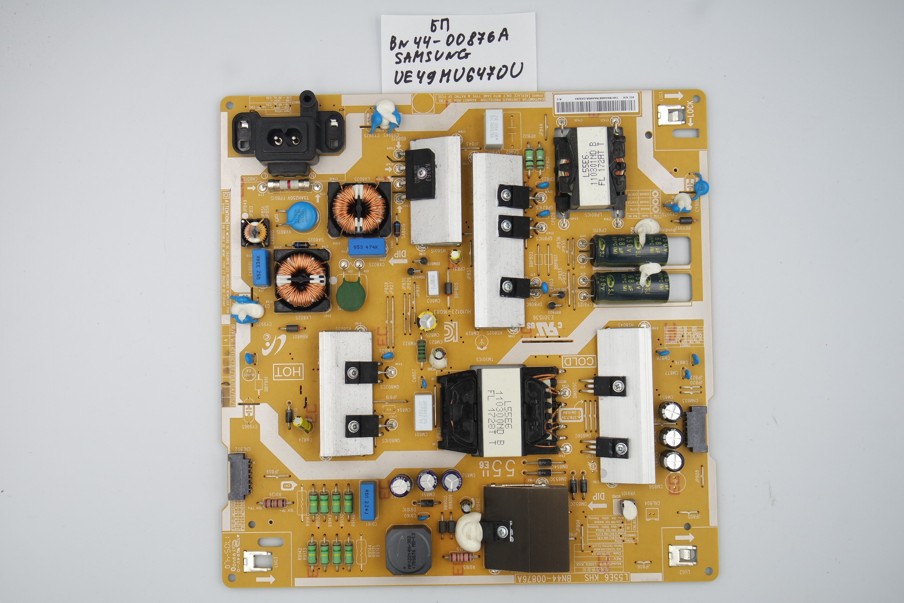 Блок питания BN44-00876D Samsung UE49MU6470U фото 1
