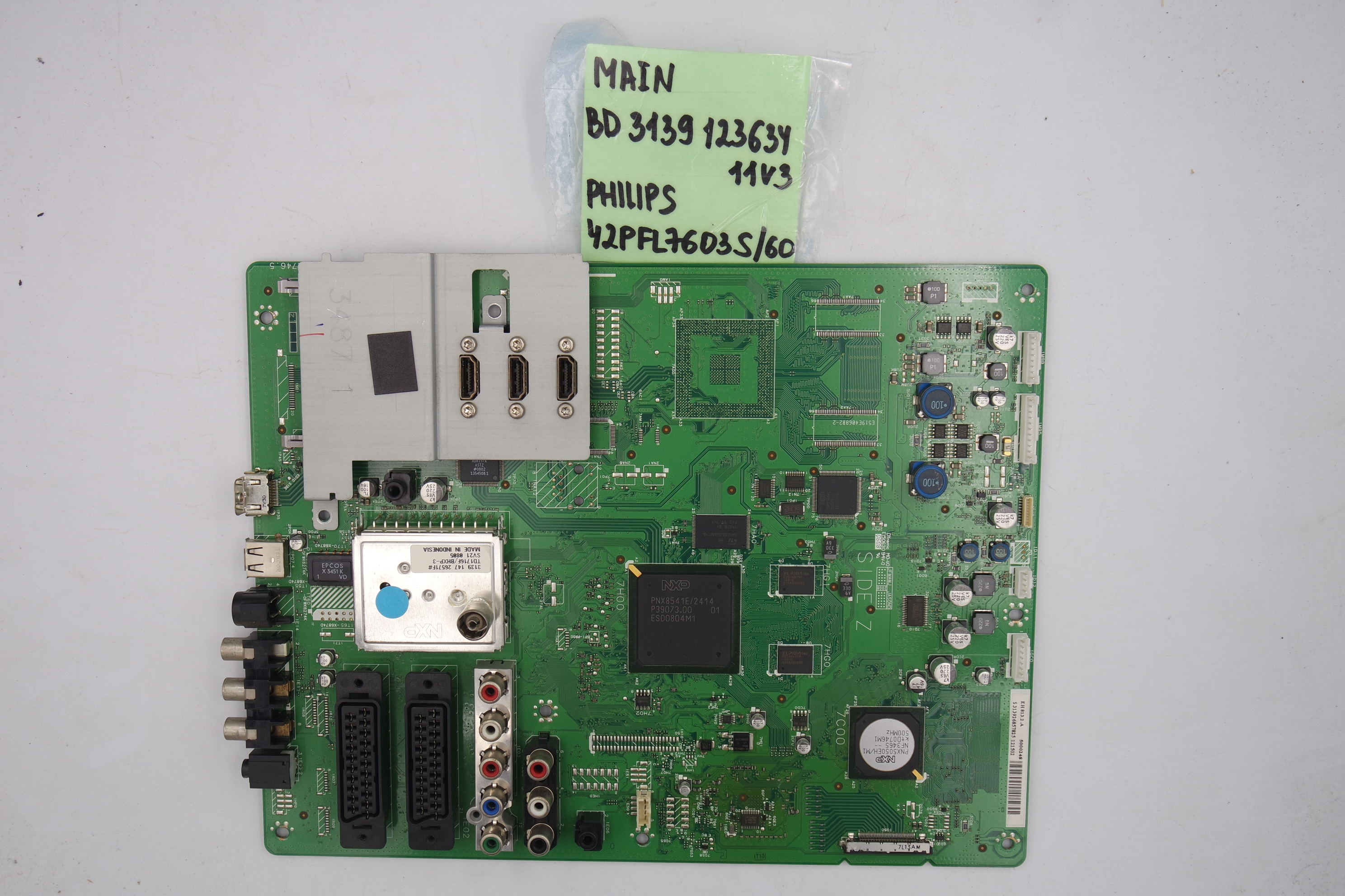 MAIN основная плата BD313912363411V3 Philips 42PFL7603S/60 фото 1