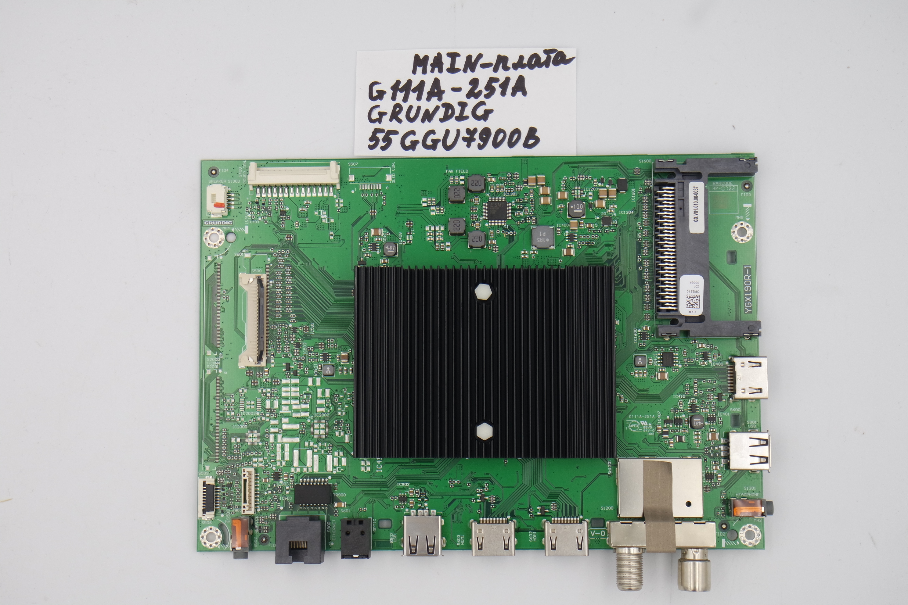 Основная плата (MAIN) G111A-251A GRUNDIG 55GGU7900B фото 1