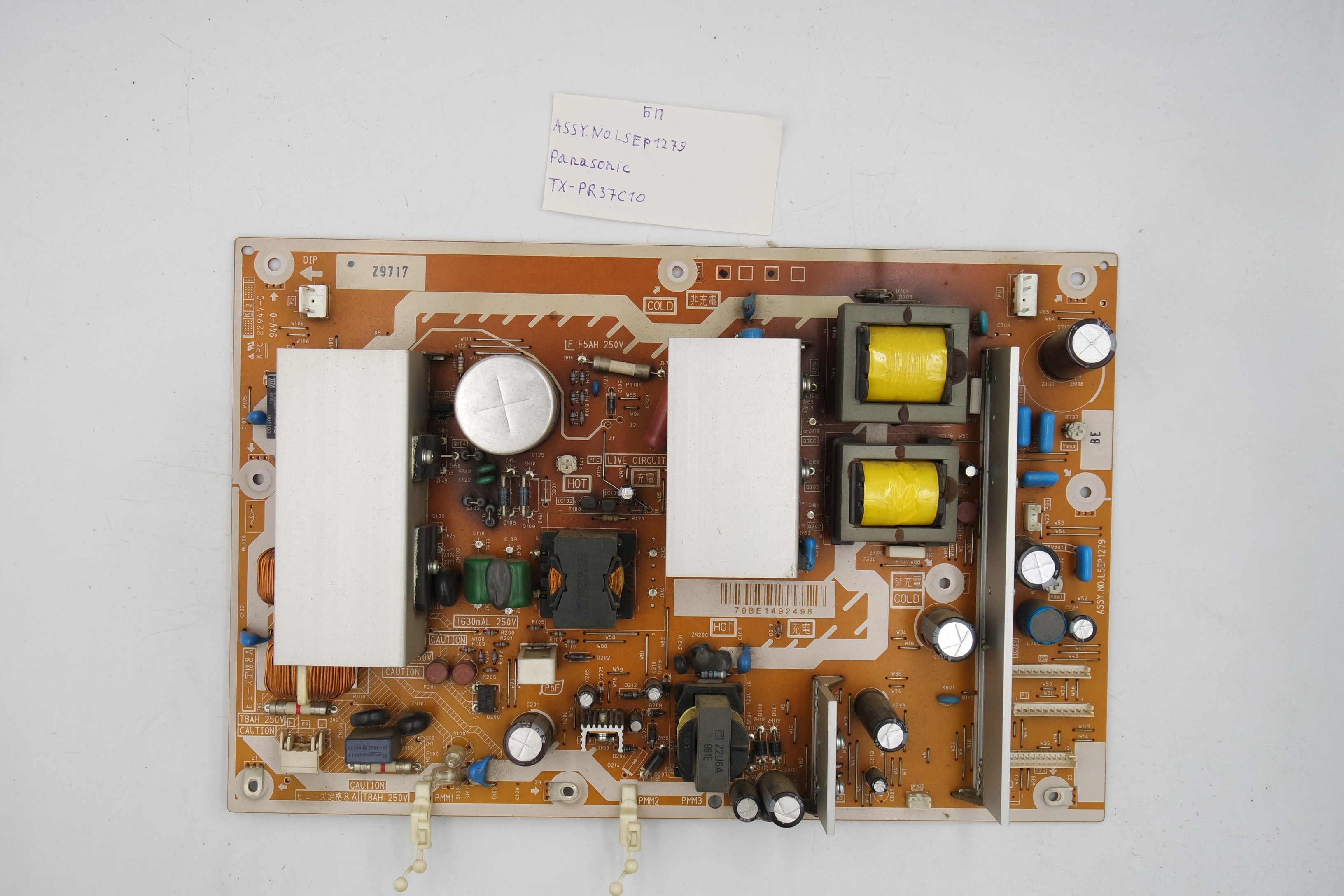 Блок питания ASSY.N0.LSEP1279 Panasonic TX-PR37C10 фото 1