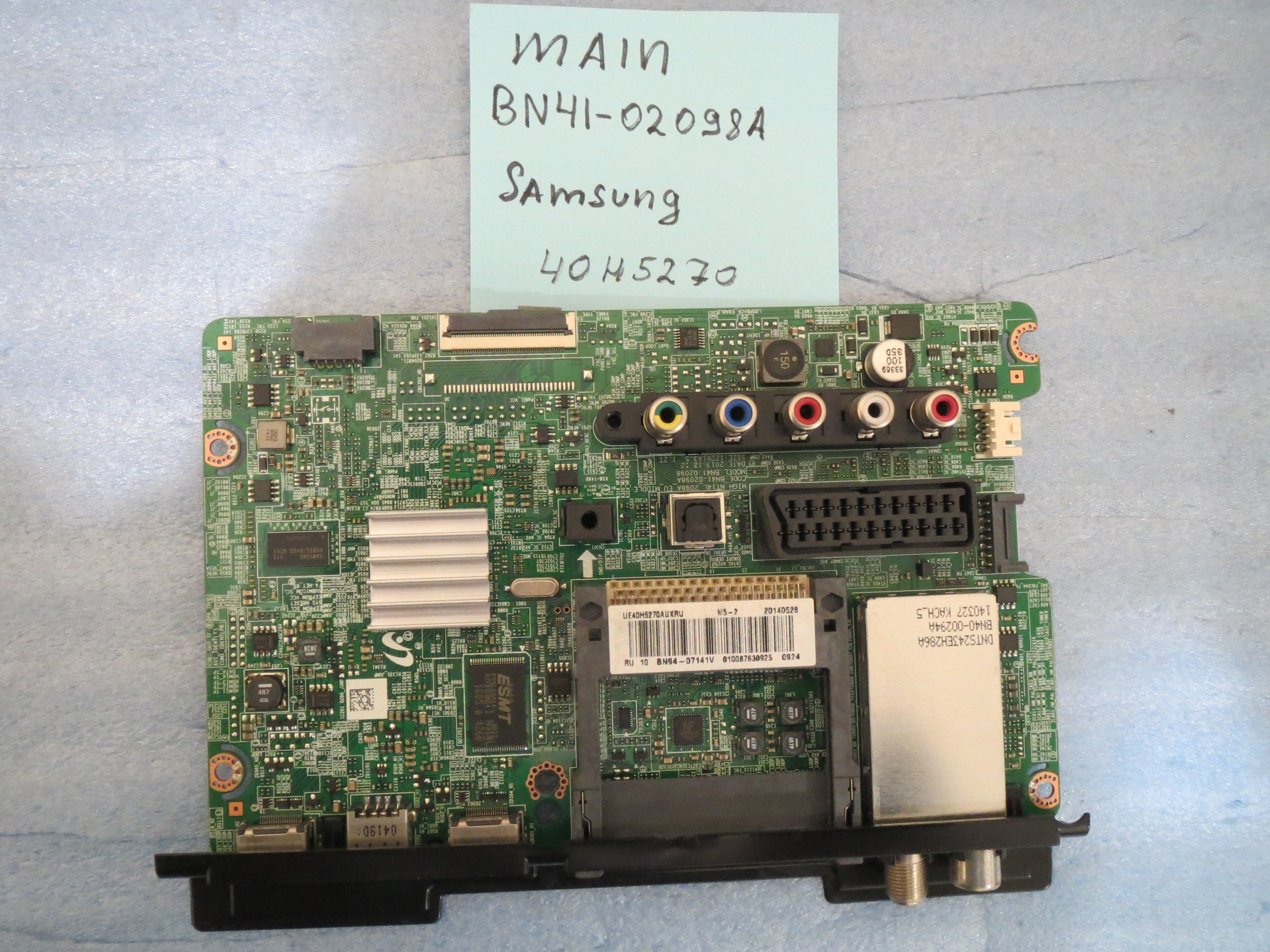 Майн плата  BN41-02098 для телевизора Samsung UE40H5270AU фото 1