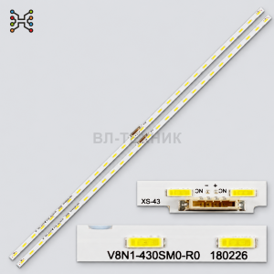 LED подсветка Samsung UE43NU7100U / UE43NU7120U / UE43NU7170U / UE43RU7100U, V8N1-430SM0-R0 фото 2