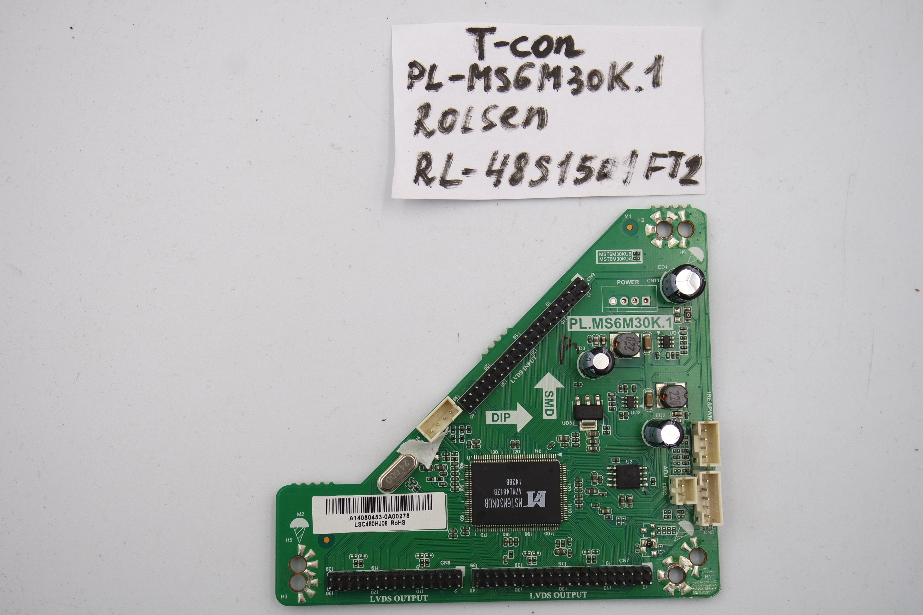 T-CON плата PL-MS6M30K1 ROLSEN RL-48S1501FT2 фото 1