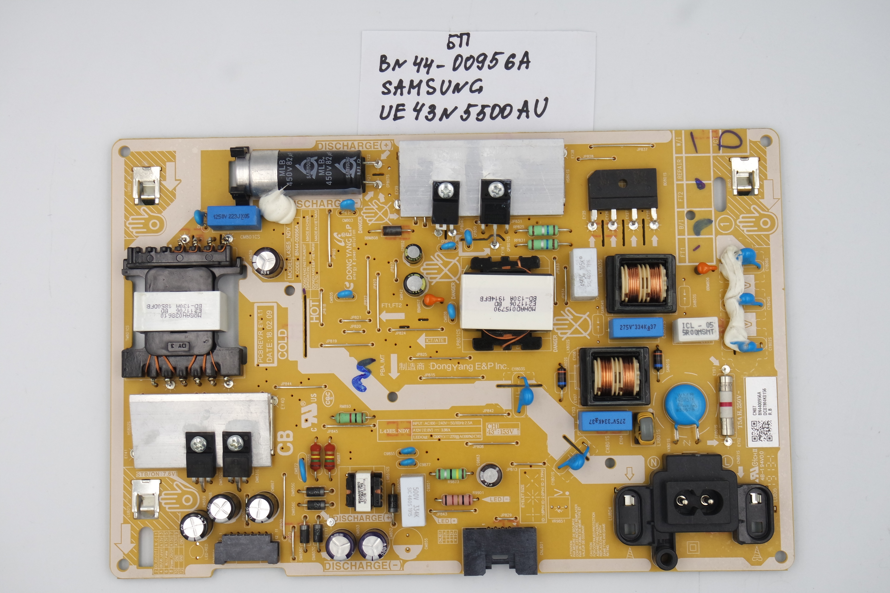 Блок питания BN44-00956A Samsung UE43N5500AU фото 1