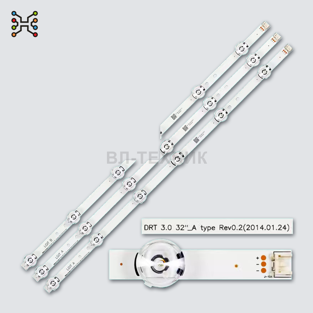 LED подсветка НЕ ОРИГИНАЛ  LG 32LB550B / 32LB561V / 32LB570V фото 1