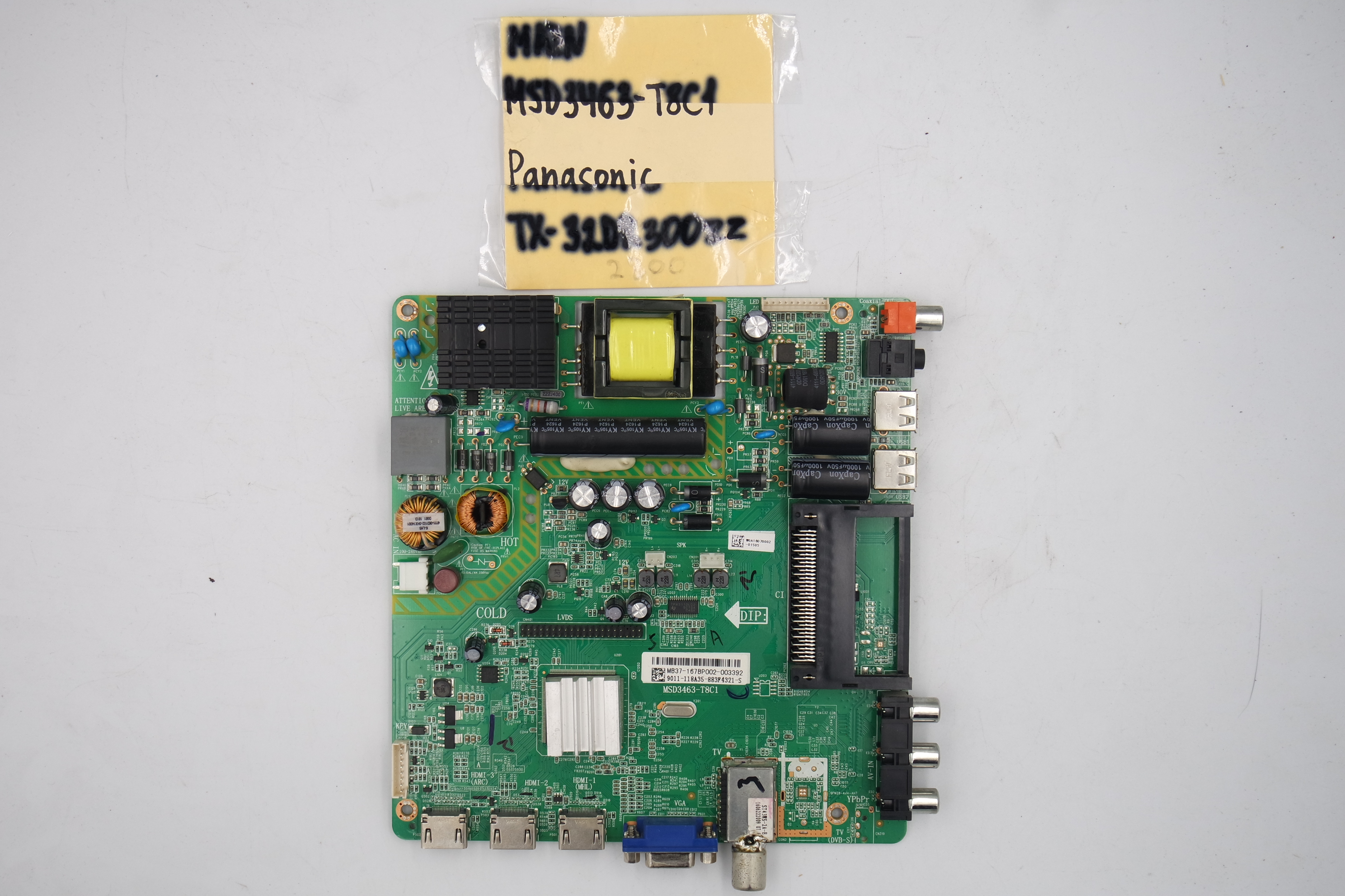 MAIN основная плата MSD3463-T8C1 Panasonic TX-32DR300ZZ фото 1