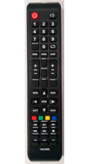 Пульт DEXP 16A3000 / 19A3000 / CX509-DTV для телевизора фото 1