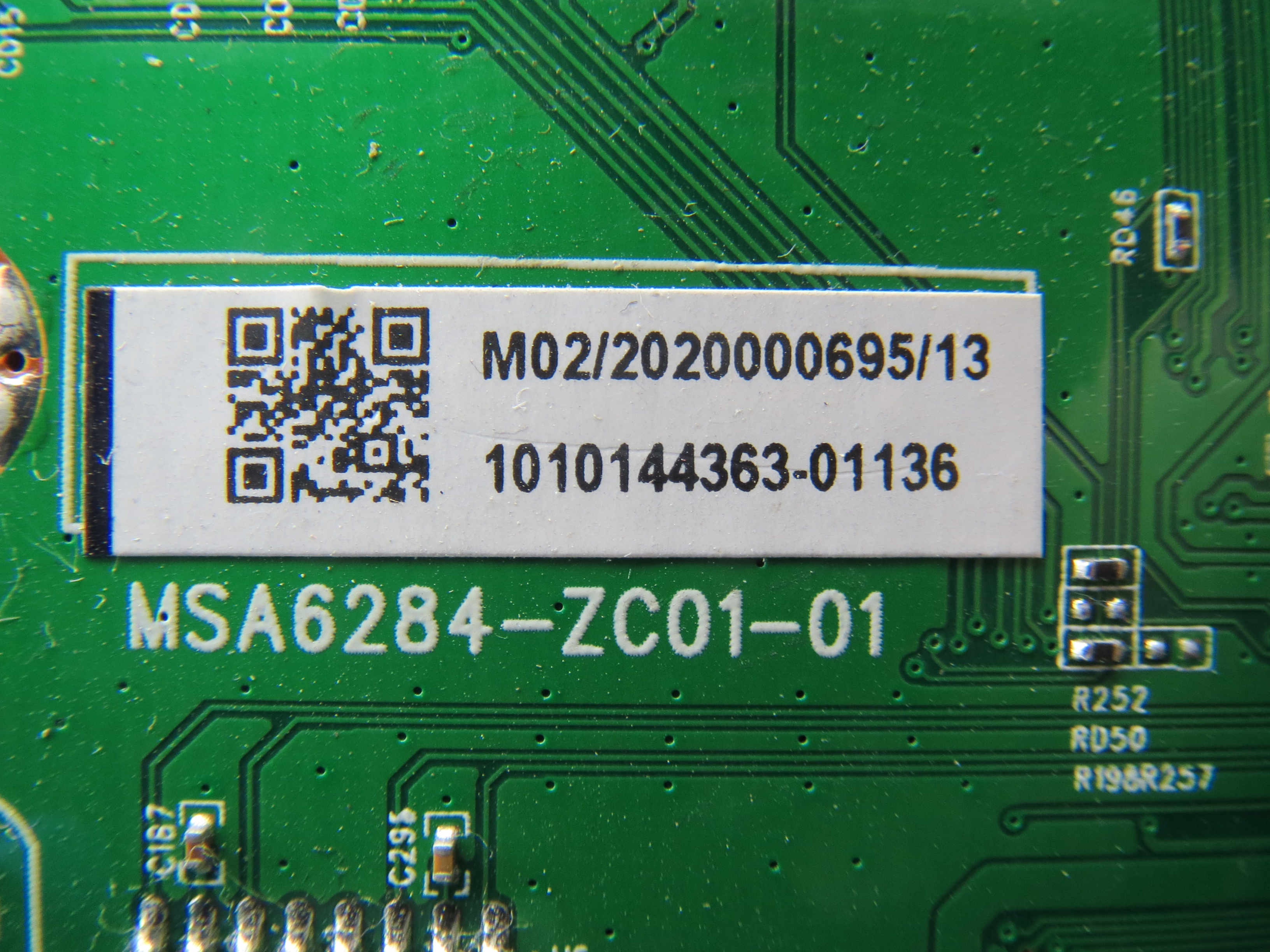 MAIN основная плата MSA6284-ZC01-01 Telefunken TF-LED48S39T25 фото 2