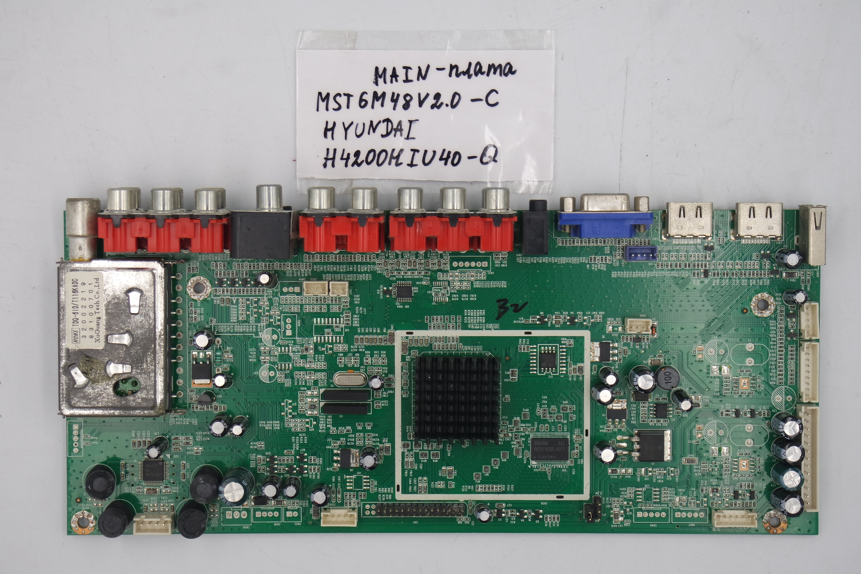MAIN плата MST6M48V2.0-C Hyundai H4200HIU40-Q фото 1