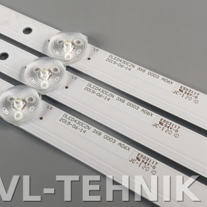 LED ПОДСВЕТКА 1.17.0000041-000 03 / DLED43DCZN 3X8 0003 A06X TELEFUNKEN TF-LED43S05T2SU Б.У.