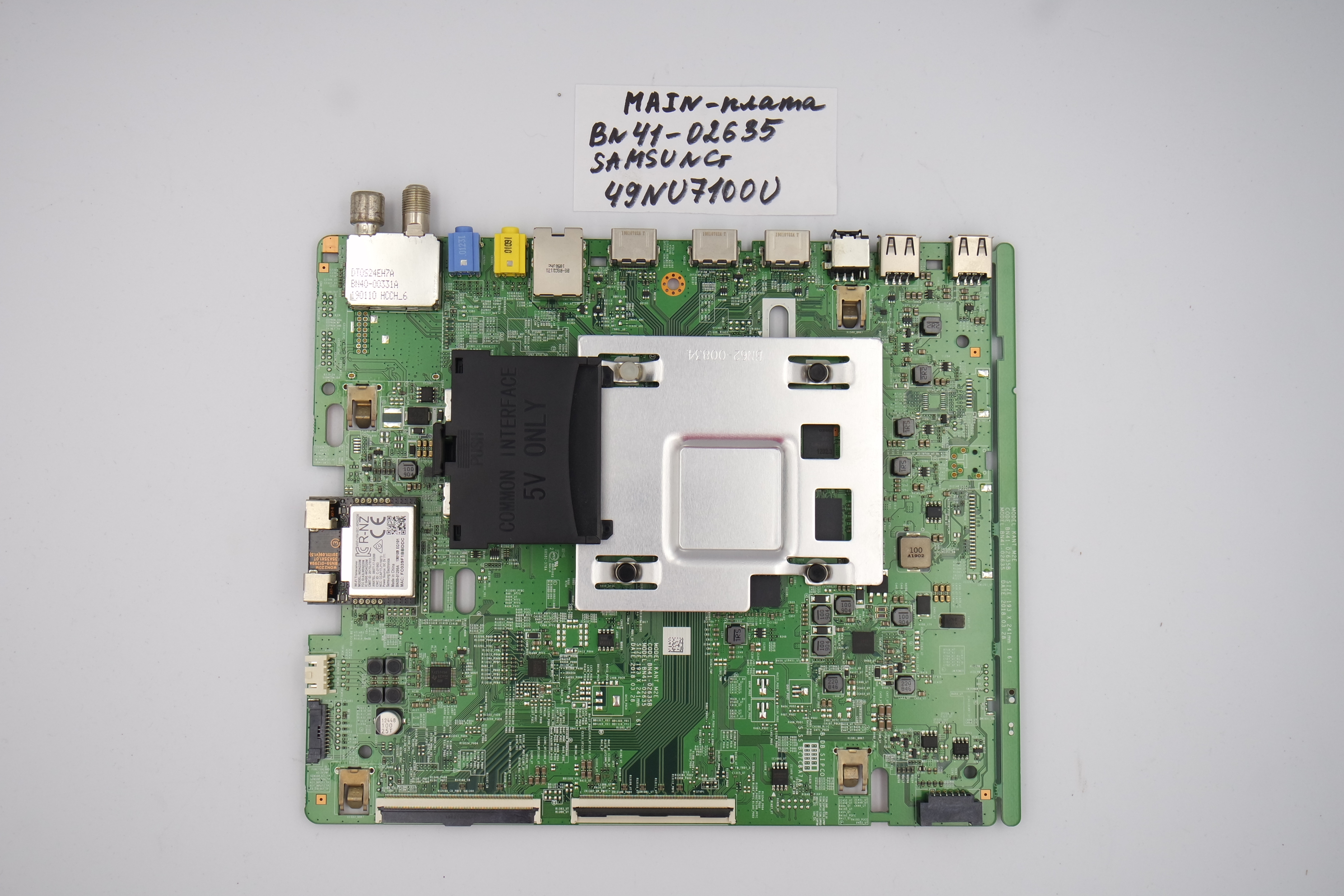 MAIN основная плата BN41-02635A Samsung UE49NU7100U фото 1