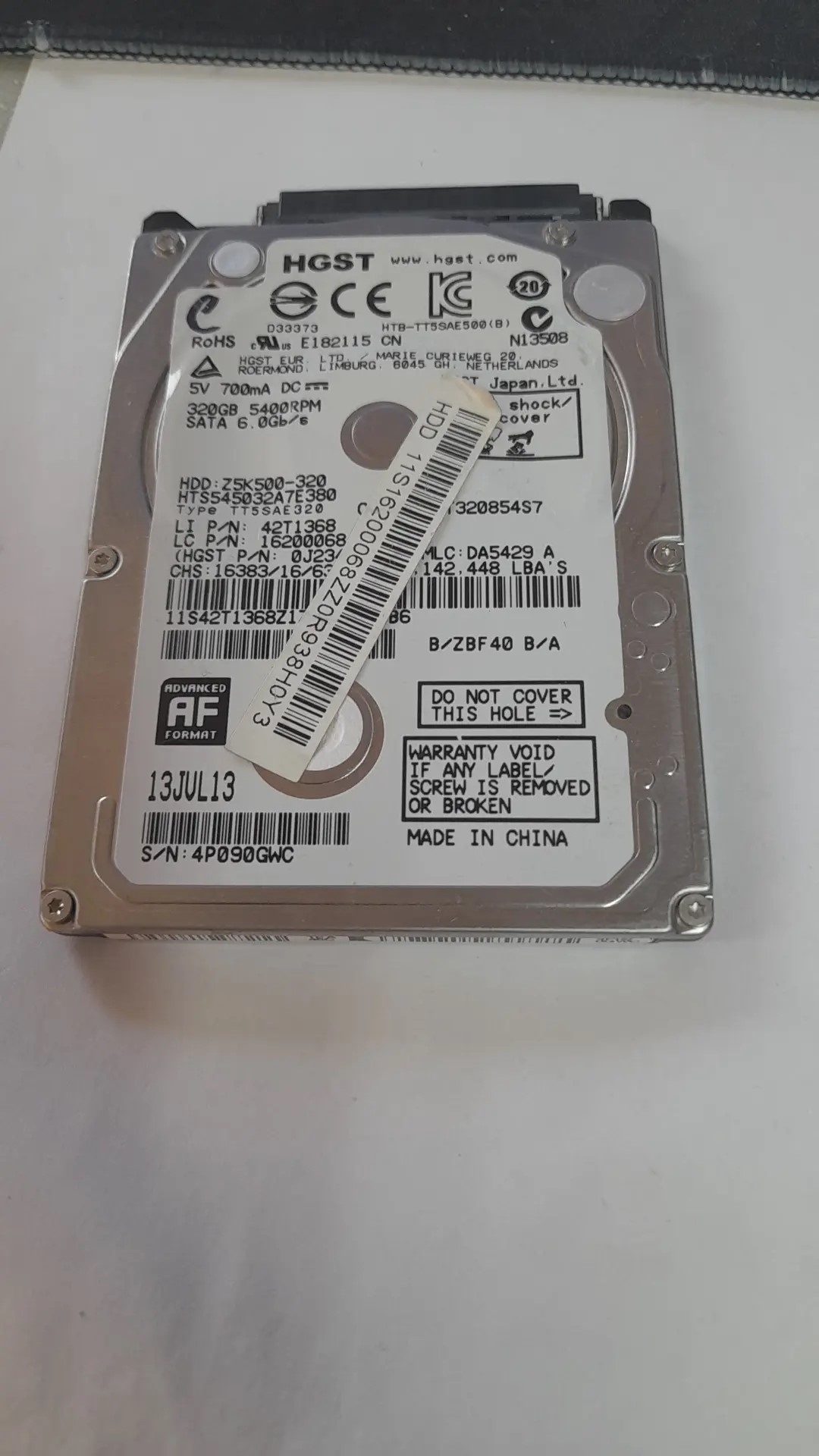 Жесткий диск Hitachi Z5K500 (500Gb) фото 1
