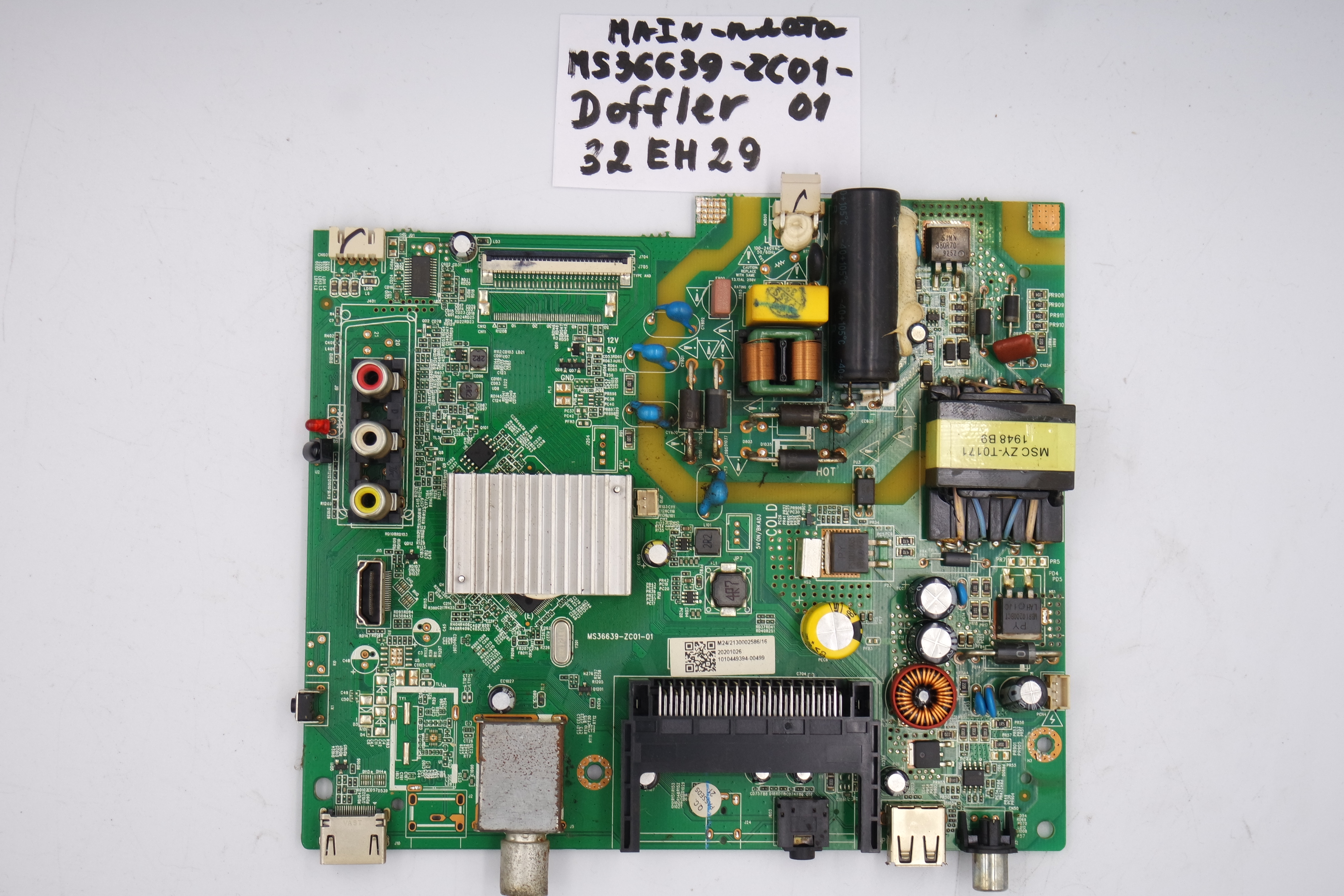 (MAIN) Основная плата MS36639-ZC01-01 DOFFLER 32EH29 фото 1