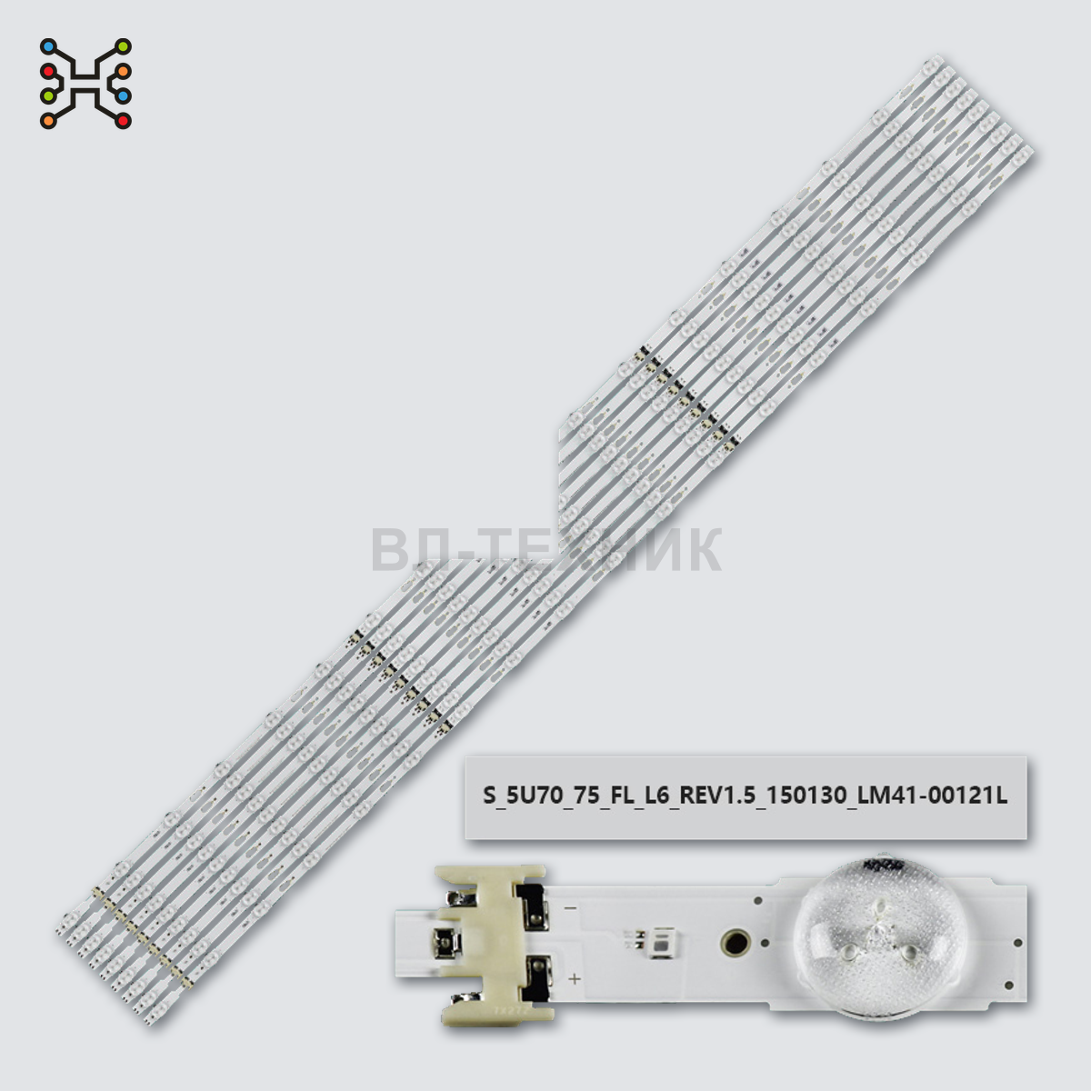 LED подсветка Samsung UN75MU6300 / UN75MU6070 / UN75JU6500 / UN75JU7100 / UE75MU6100 / UE75MU6198 / фото 1