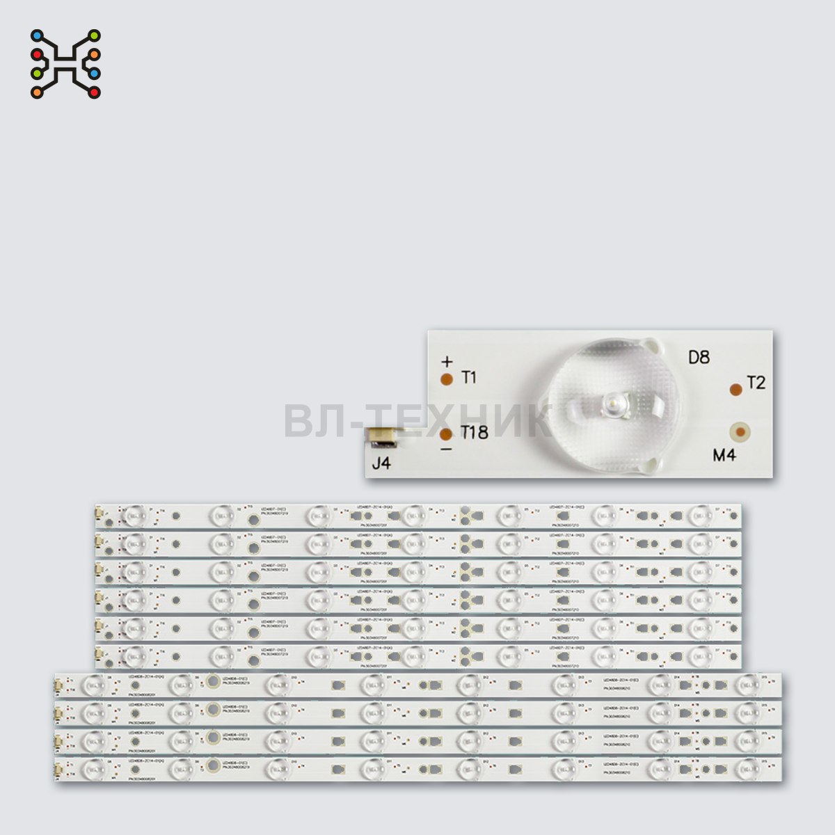 LED подсветка Haier 48D3500A / 48D3500C / LE48B510X / LE48B510F / LE48D8810 / LE48MF7000 / D48MF7000 фото 1