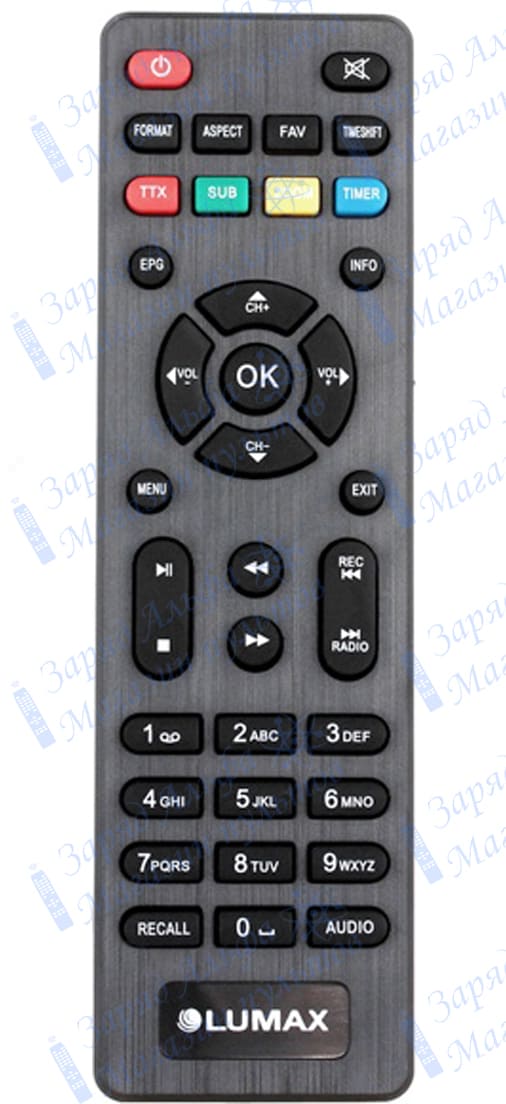 Пульт для телевизора Lumax DV-2118HD (DV-3201HD) фото 1