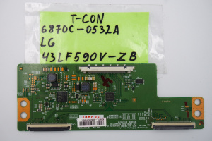 T-CON плата 6870C-0532A LG 43LF590V-ZB фото 2