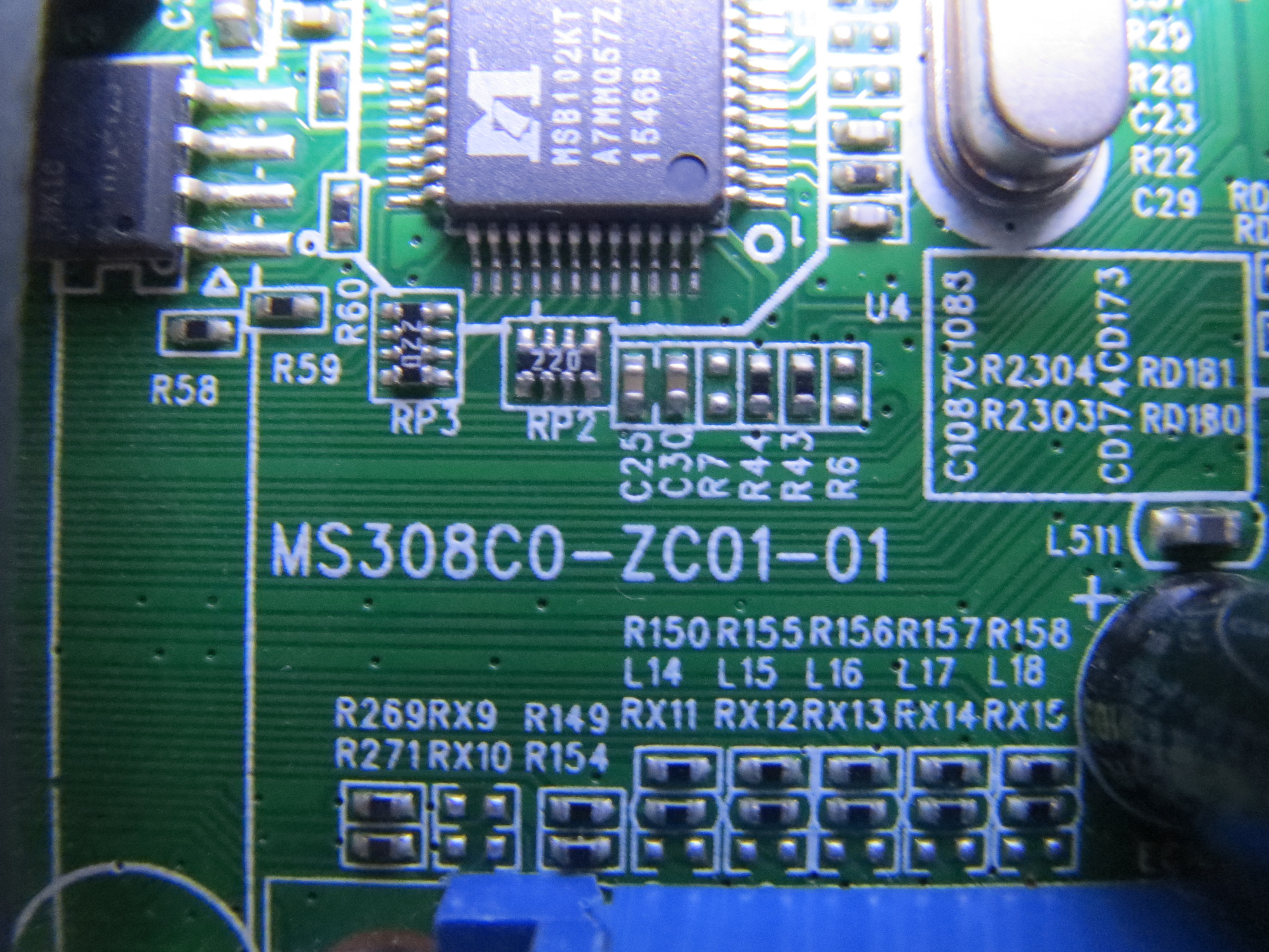 MAIN основная плата MS308C0-ZC01-01 Telefunken TF-LED42S37T2 фото 2