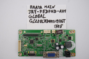 (MAIN) Основная плата JRY-F5DFHD-AV1 GLOBAL GL220LEDOMS1906T1505 фото 2