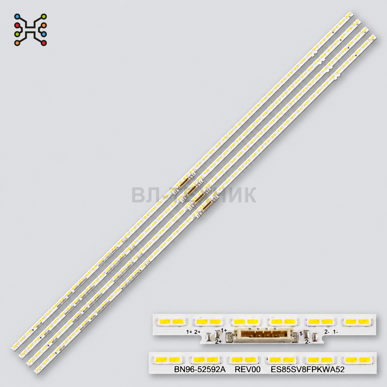 LED подсветка Samsung QE85Q60AAU / QE85Q70AAT / QN85Q60AA / QN85Q70AA / UN85AU8000 / UN85CU8000 — S1 фото 1