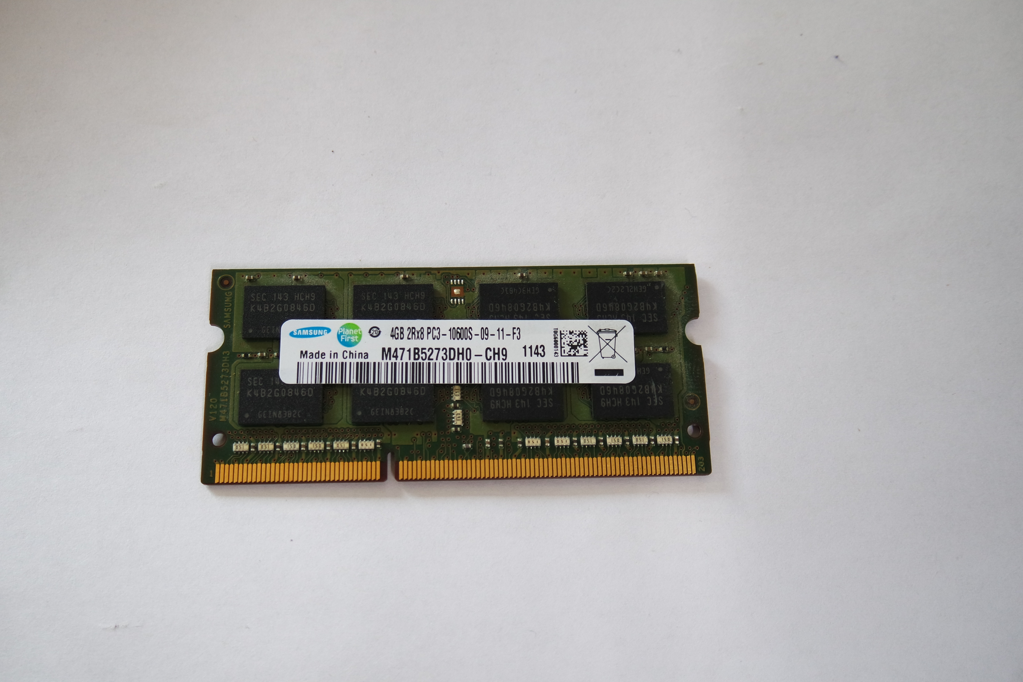 Оперативная память Samsung 4Gb 2rx8 Pc3-10600s-09-11-F3 фото 1