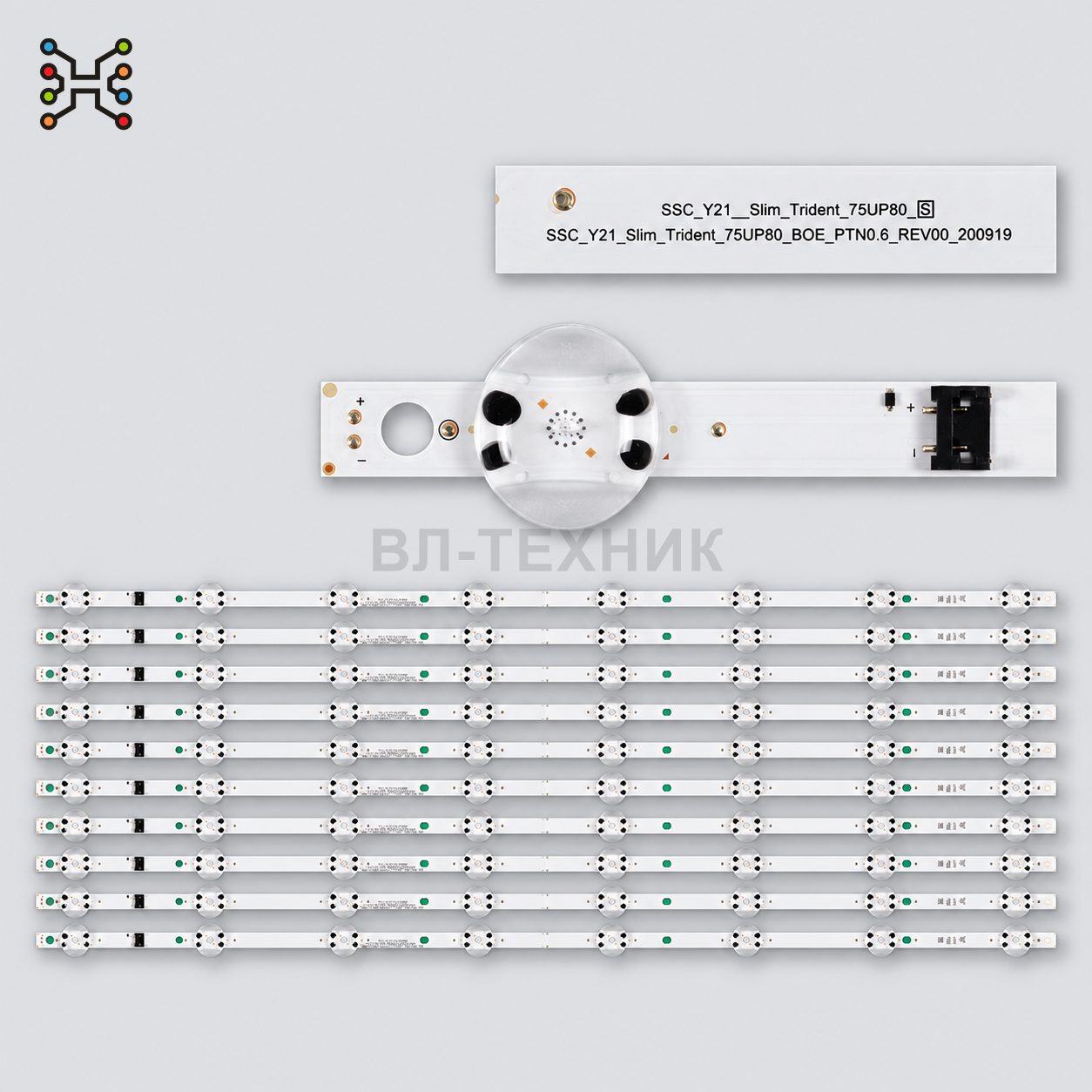 LED подсветка LG 75UP77026LB / 75UP78006LC / 75UP7300PUL / 75UP7300PUC / 75UP7670PUB / 75UP77006LB / фото 1