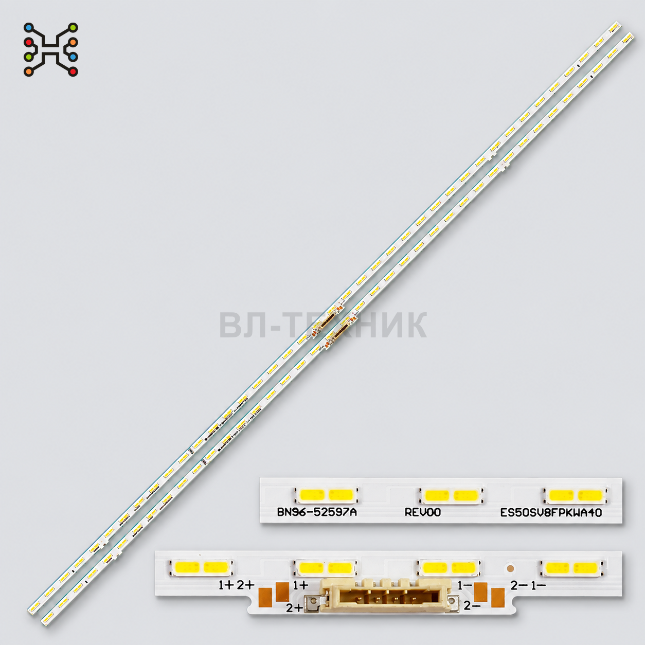 LED подсветка Samsung UE50AU7500U / UE50AU8000U / UE50AU8005K / UE50AU9000, BN96-52597A фото 1