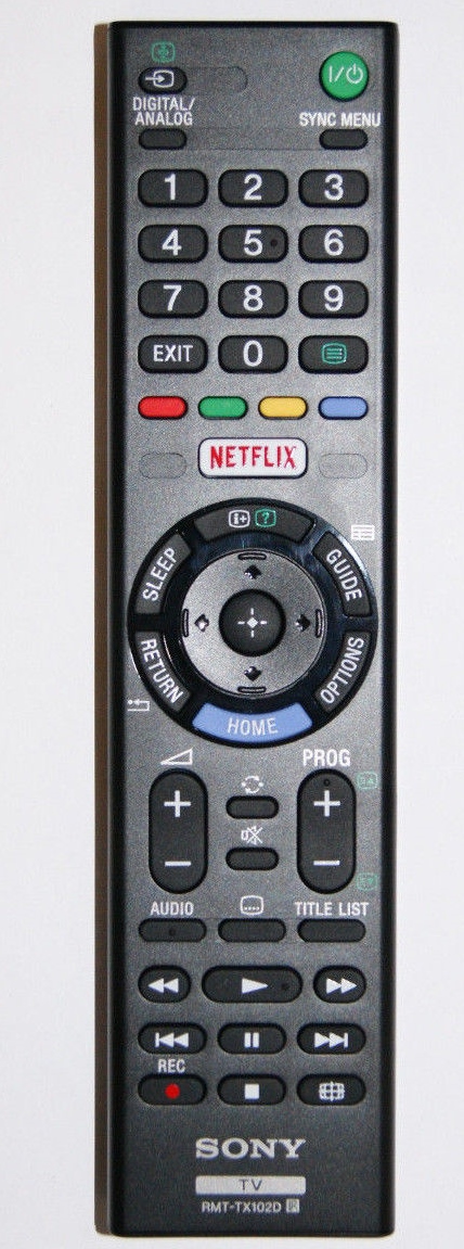 Пульт для телевизора Sony RMT-TX102U Netflix фото 1