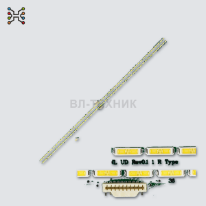 LED подсветка Hisense LED43M5000U / LED43K300U / LED43K300YU / LED43K5100U / LED43EC200 / LED43EC210 фото 2