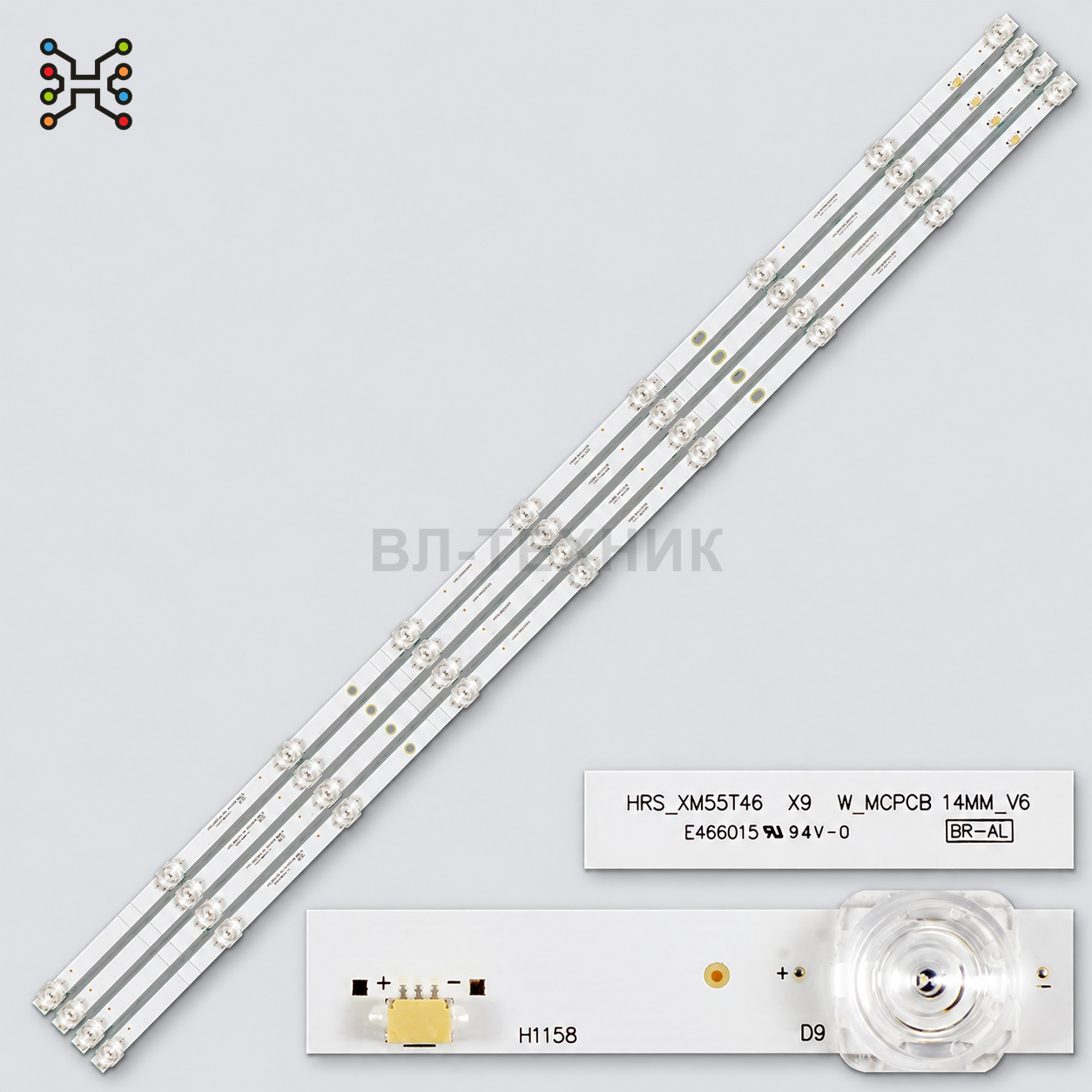 LED подсветка Samsung UE55TU7002U / UE55TU7005K / UE55TU7090U / UE55TU7100U / UE55TU7170U / UE55TU80 фото 1