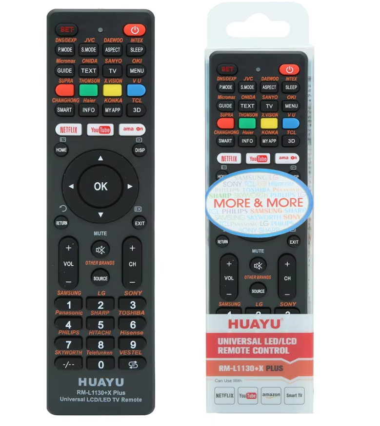 Универсальный пульт Huayu RM-L1130+X PLUS Samsung LG Sony фото 1