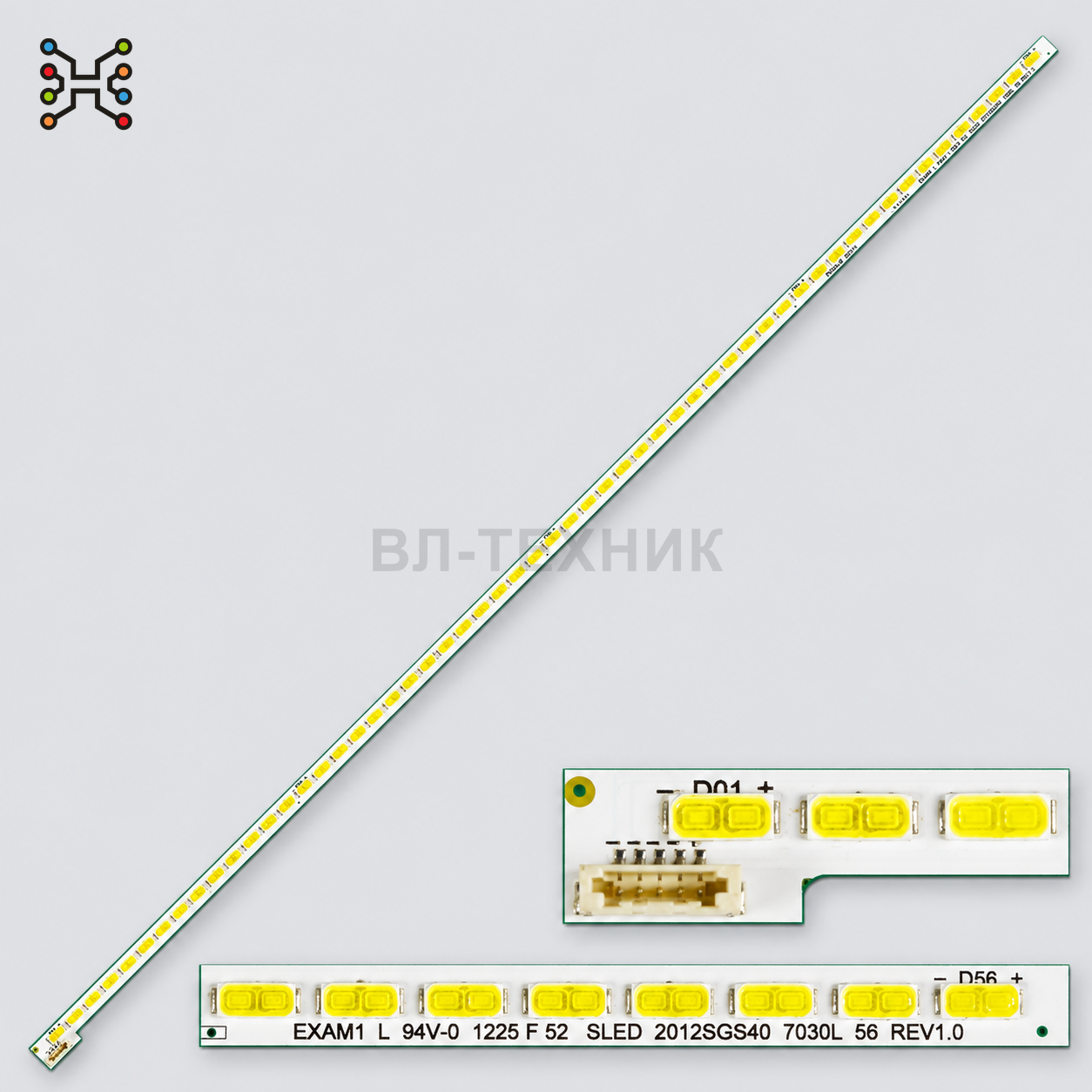 LED подсветка Philips 40PFL5007T / 40PFL5507T / 40PFL5537H, Toshiba 40HL933RK / 40TL963RB — 2012SGS4 фото 1