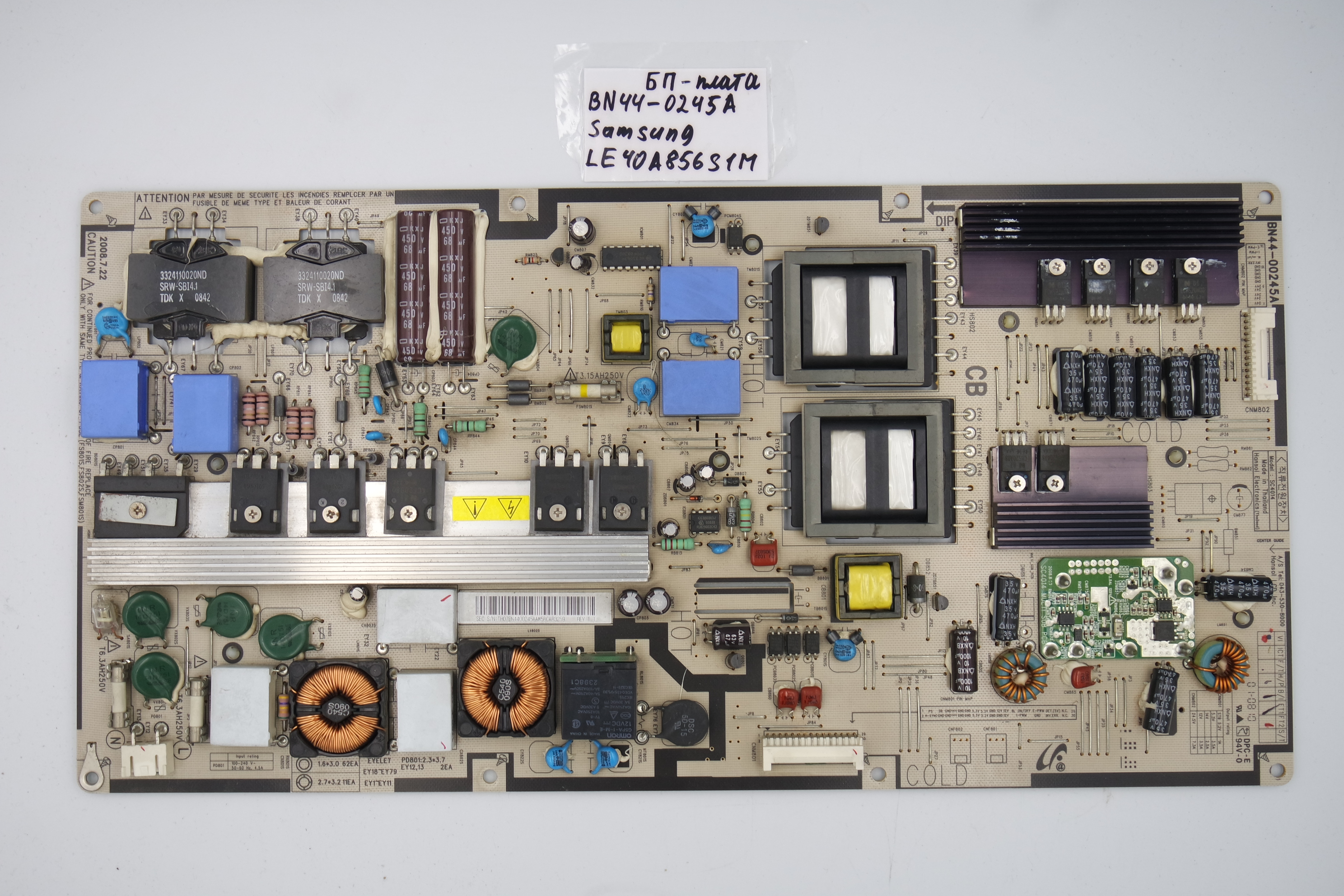Блок питания BN44-0245A Samsung LE40A856S1M фото 1