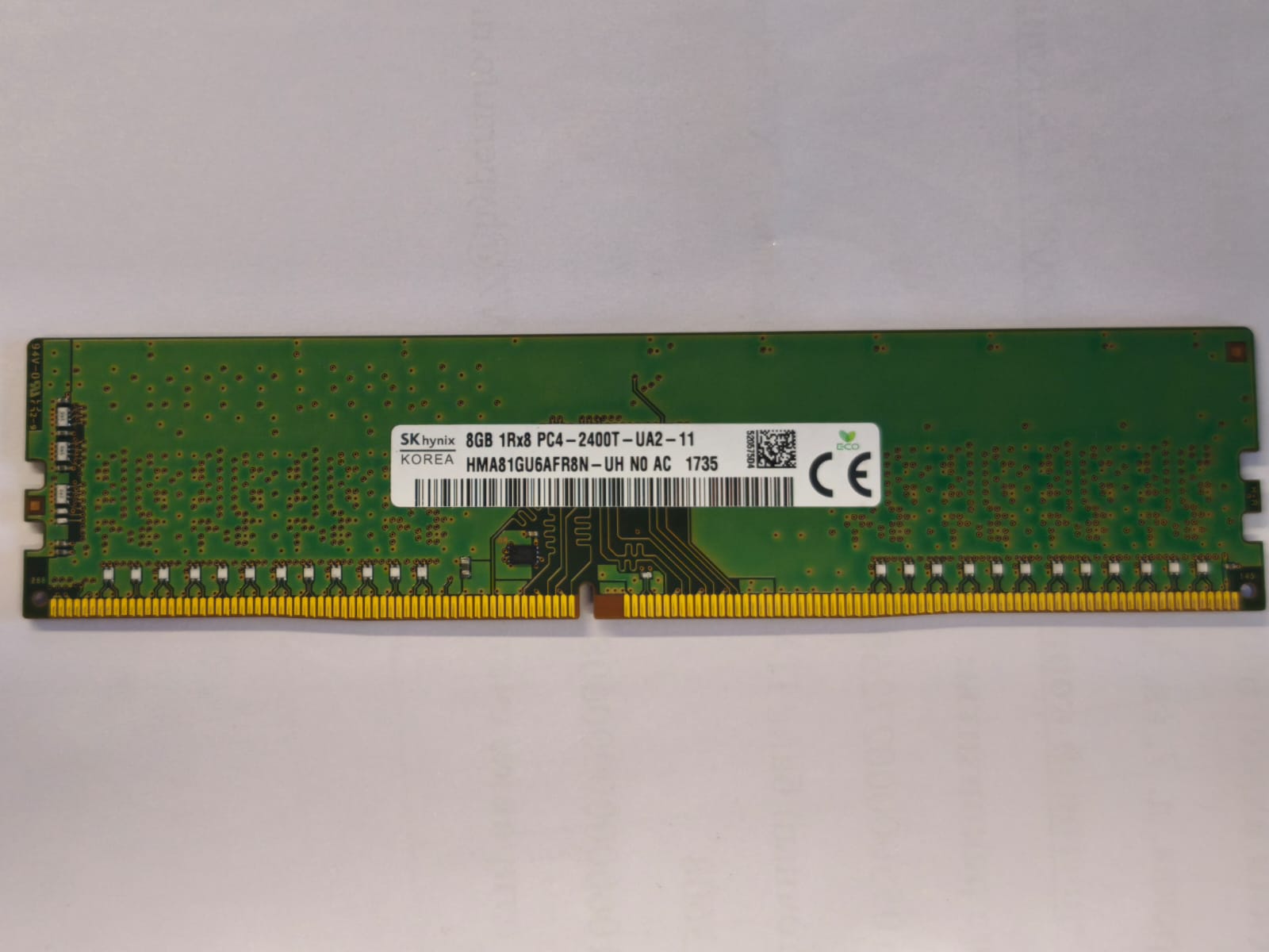 Оперативная память SK hynix 8GB DDR4 2400MHz DIMM HMA81GU6AFR8N-UH для ПК фото 1