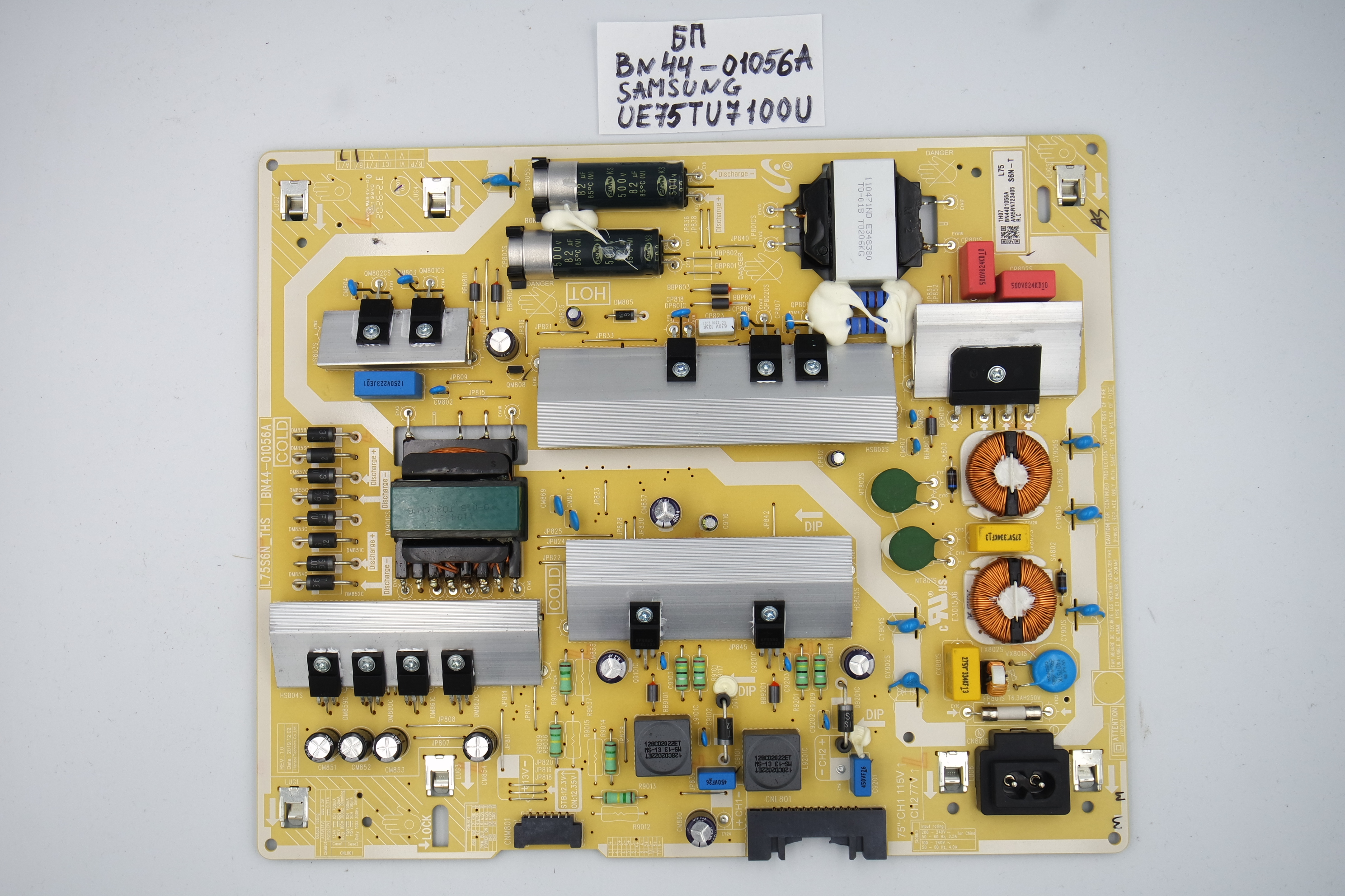 Блок питания BN44-01056A Samsung UE75TU7100U фото 1
