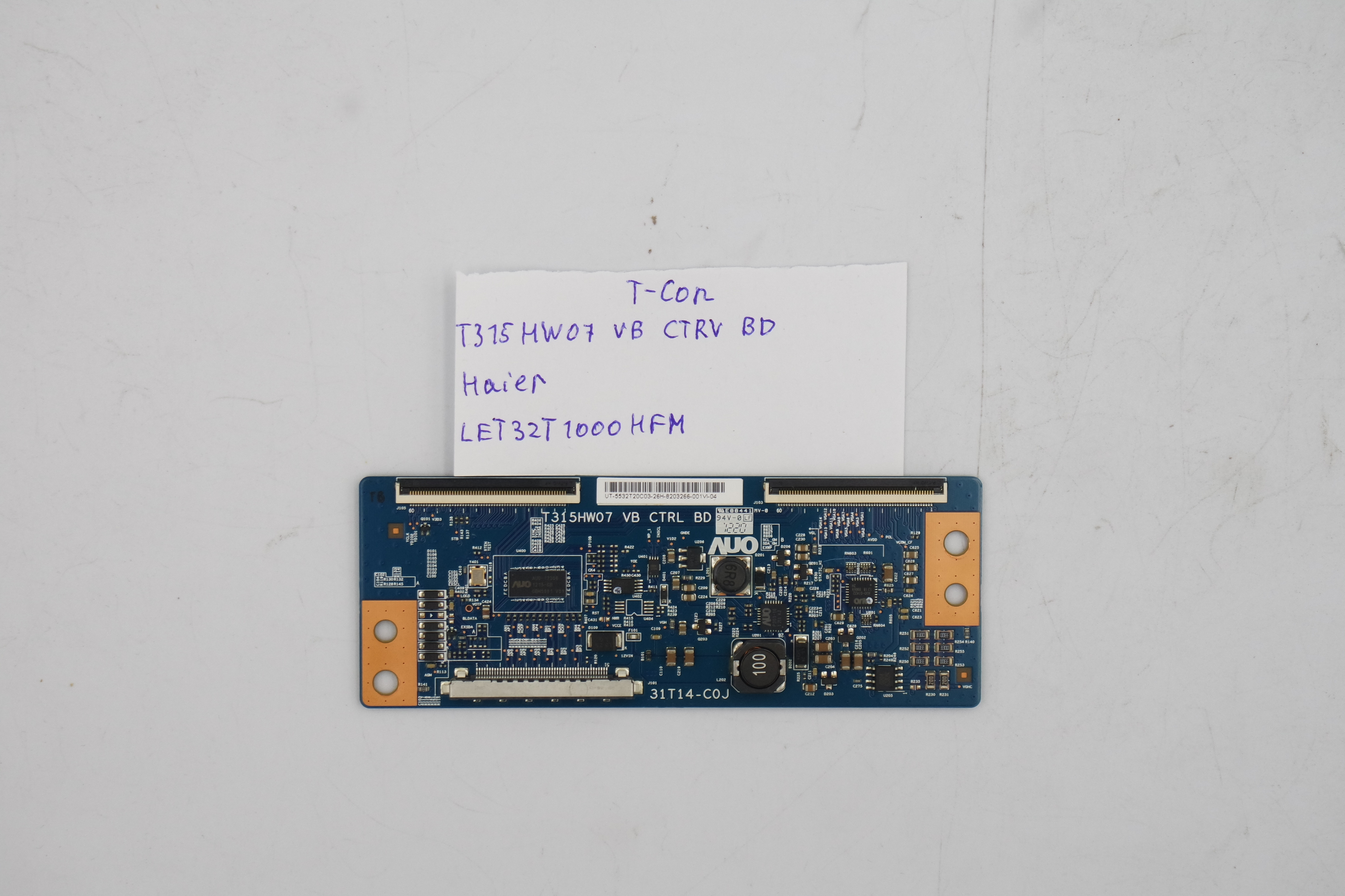 T-CON плата T315HW07 VB CTRV BD Haier LET32T1000HFM фото 1