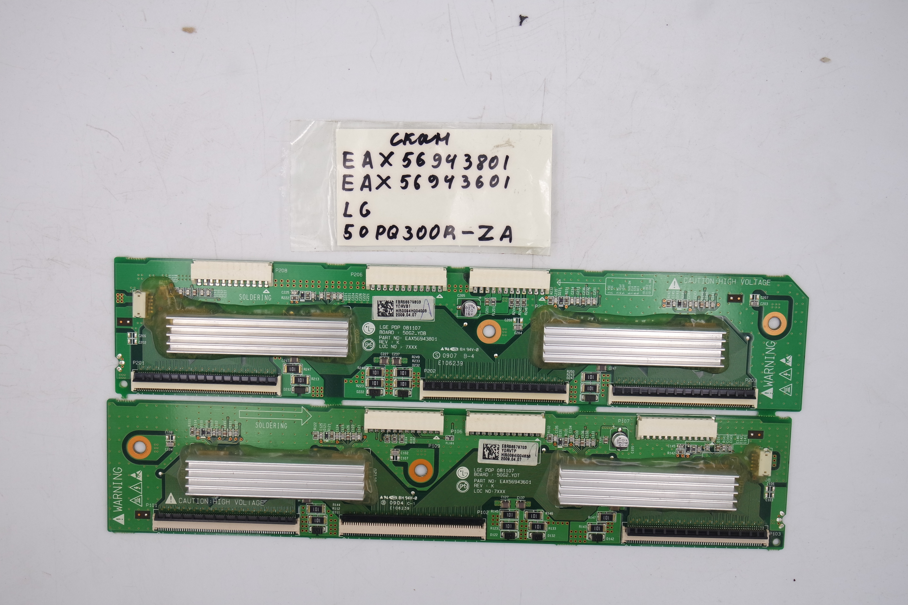 Скан плата   EAX56943801/56943601 LG 50PQ300R-ZA фото 1