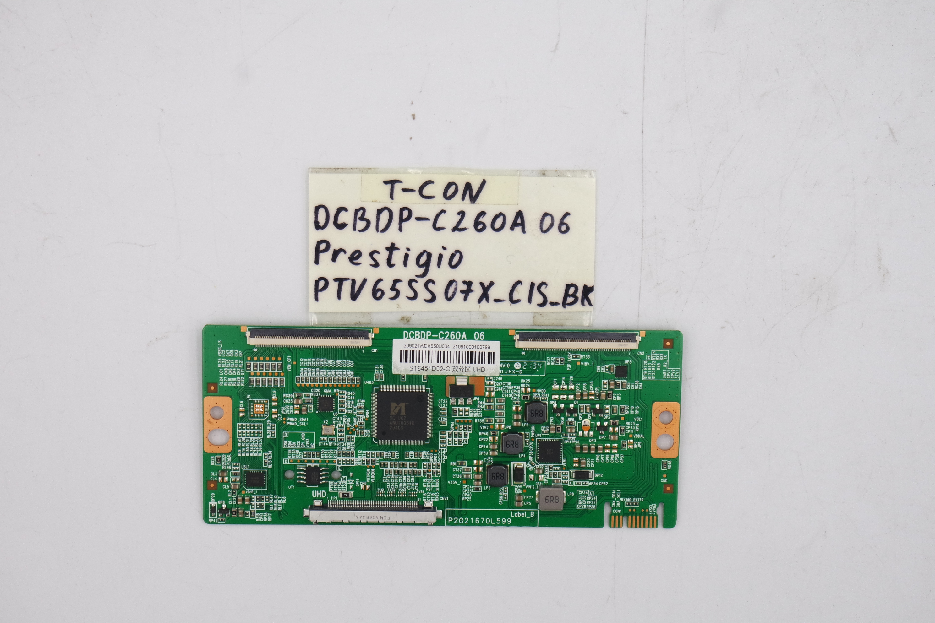 T-con плата DCBDP-C260A 06 Prestigio PTV65SS07X_CIS_BK фото 1