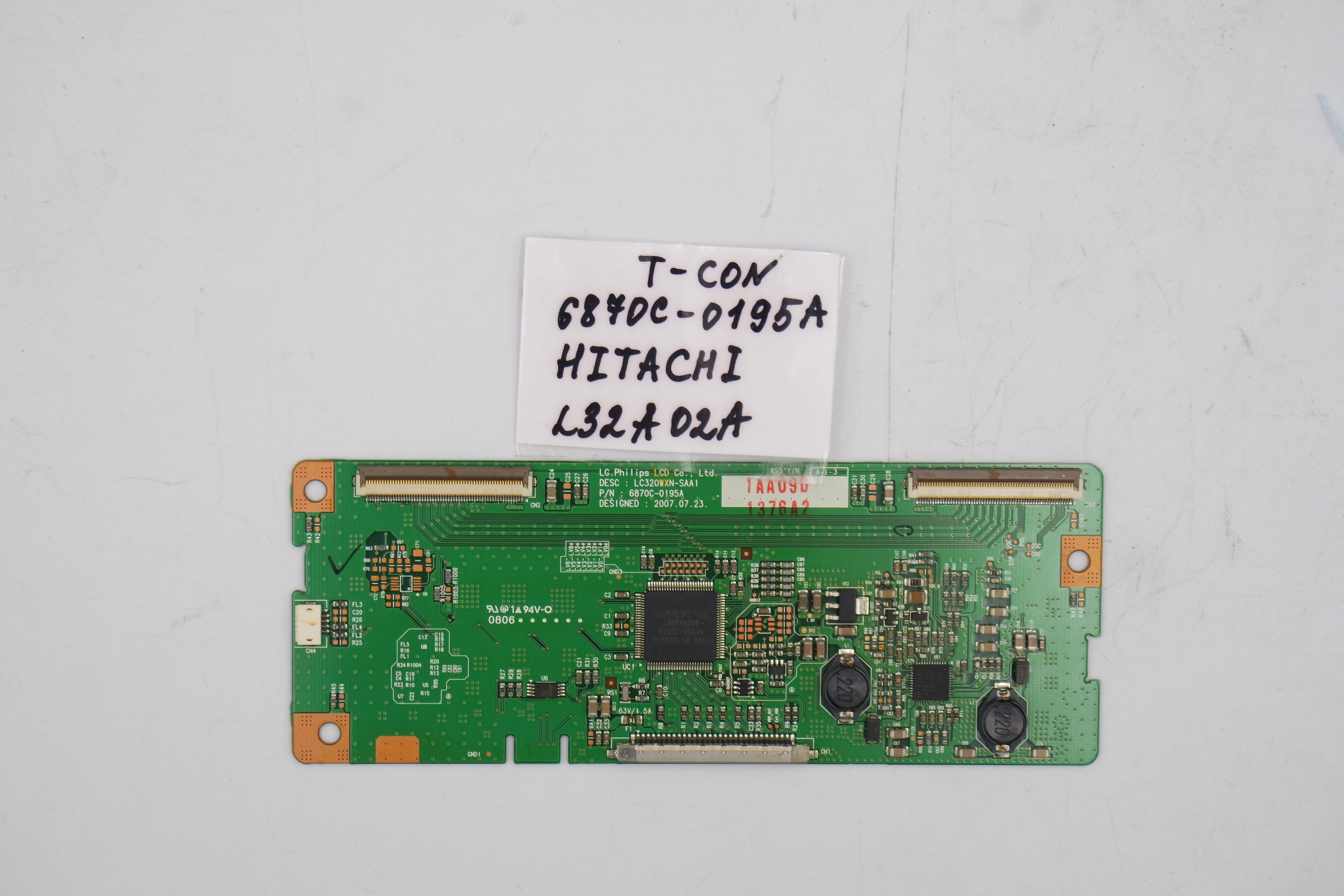 T-CON плата 6870C-0195A HITACHI L32A02A фото 1