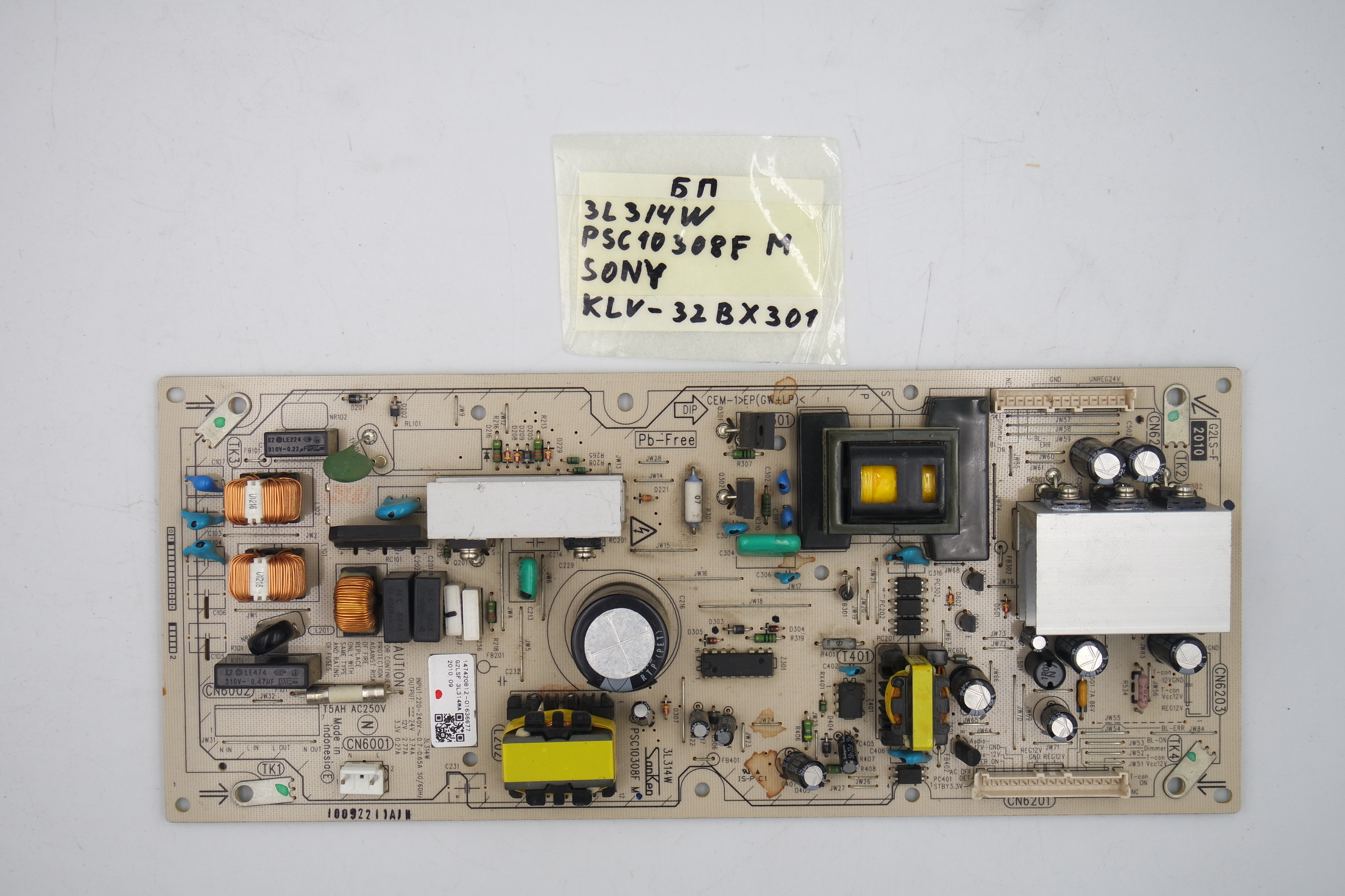 Блок питания 3L314W PSC10308F M Sony KLV-32BX301 фото 1