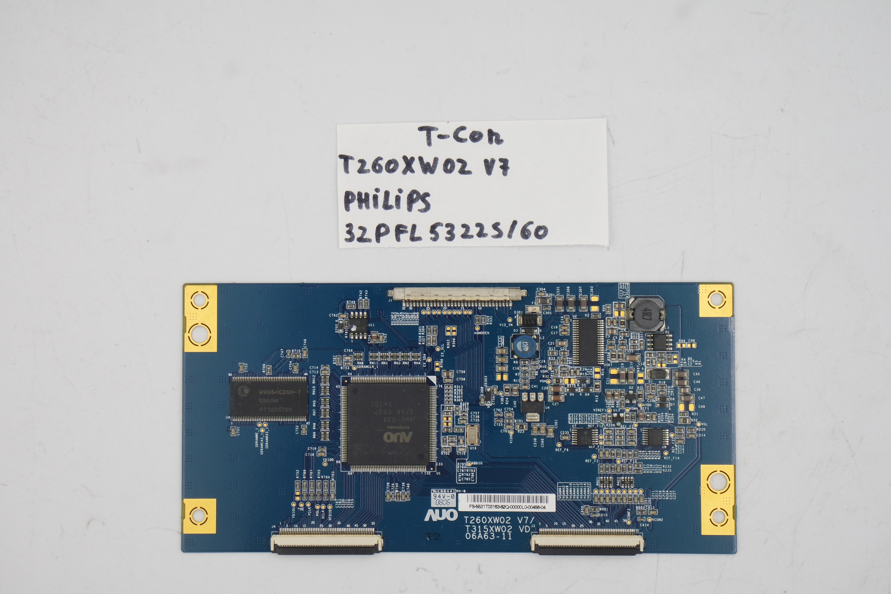 T-CON плата T260XW02 V7 PHILIPS 32PFL5322S/60 фото 1